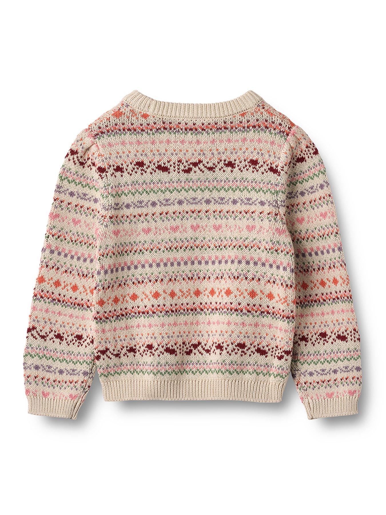 Image 3 of 4 of Wheat Girls Olga Knitted Jumper - Multi