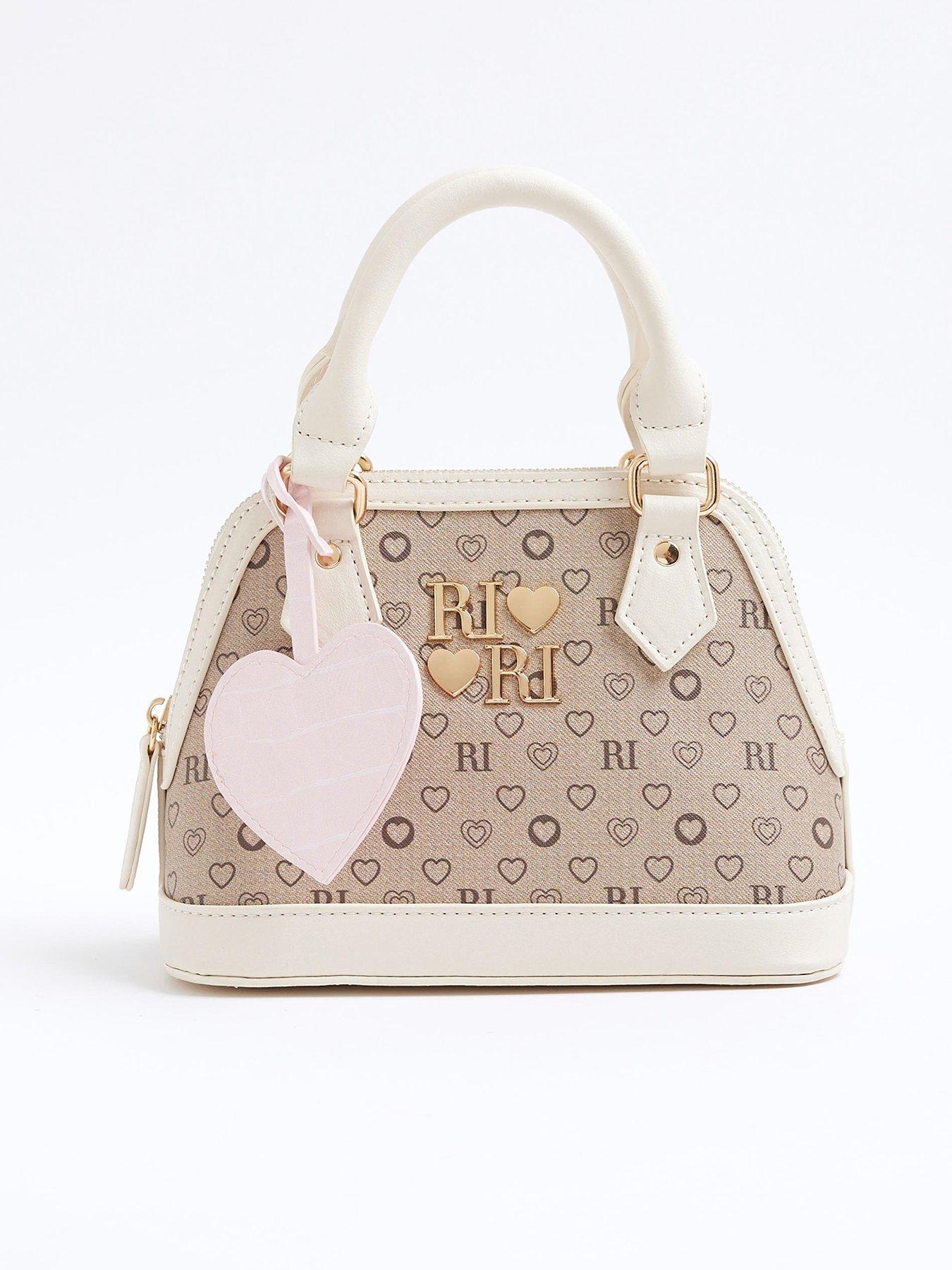 undefined Older Girls Monogram Tote Bag - Brown