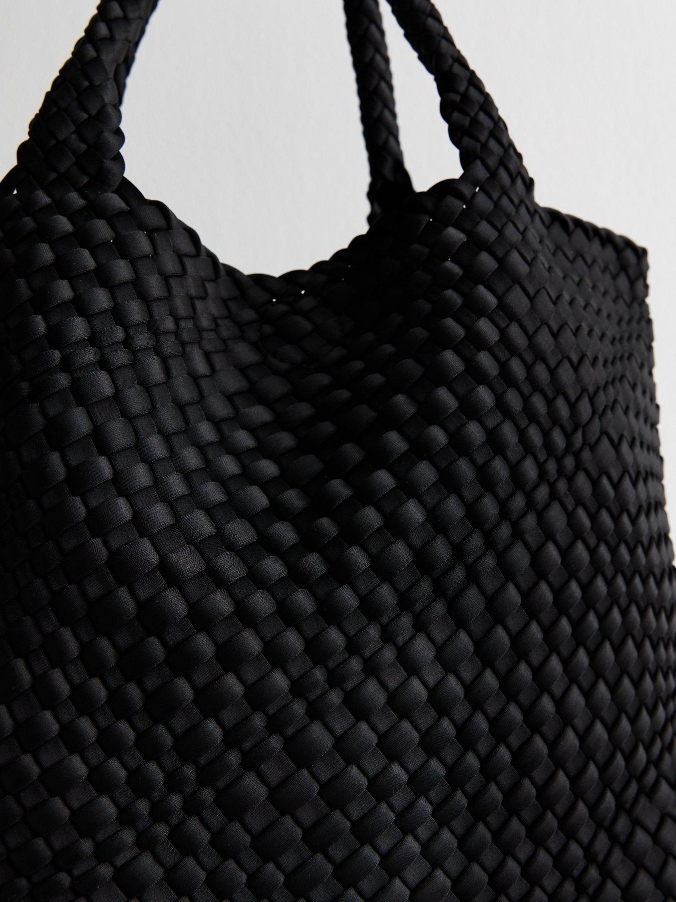 Image 4 of 5 of New Look Woven Tote Bag - Black