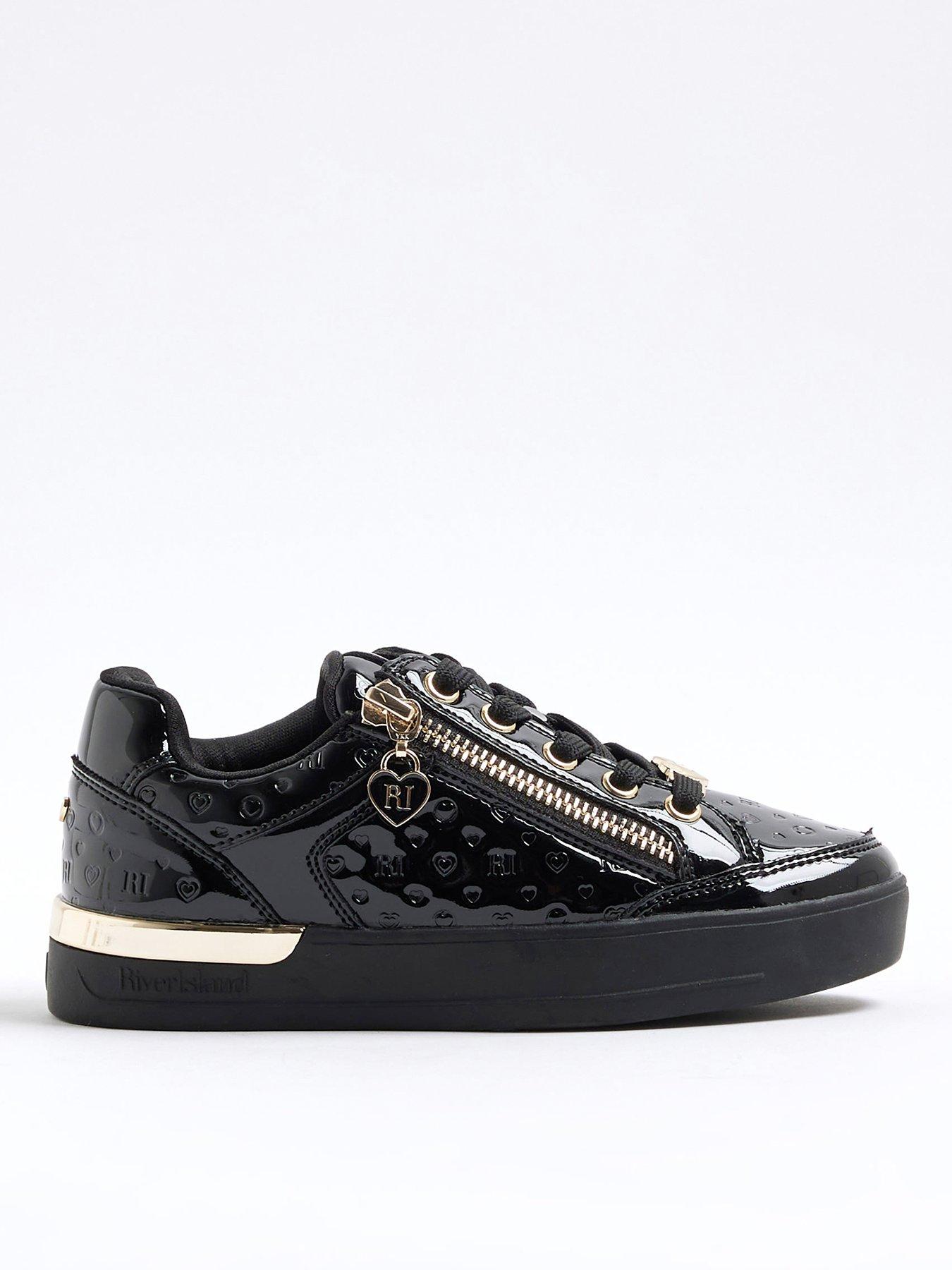 river-island-older-girls-plimsoll-shoes-black