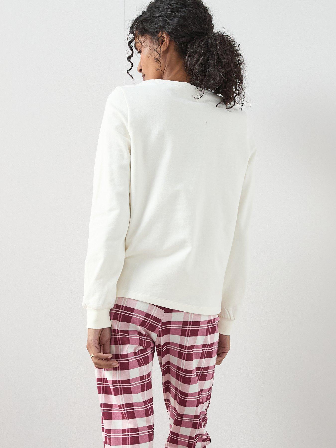  image of the-very-collection-ladies-harry-potter-long-leg-pyjama-set-red