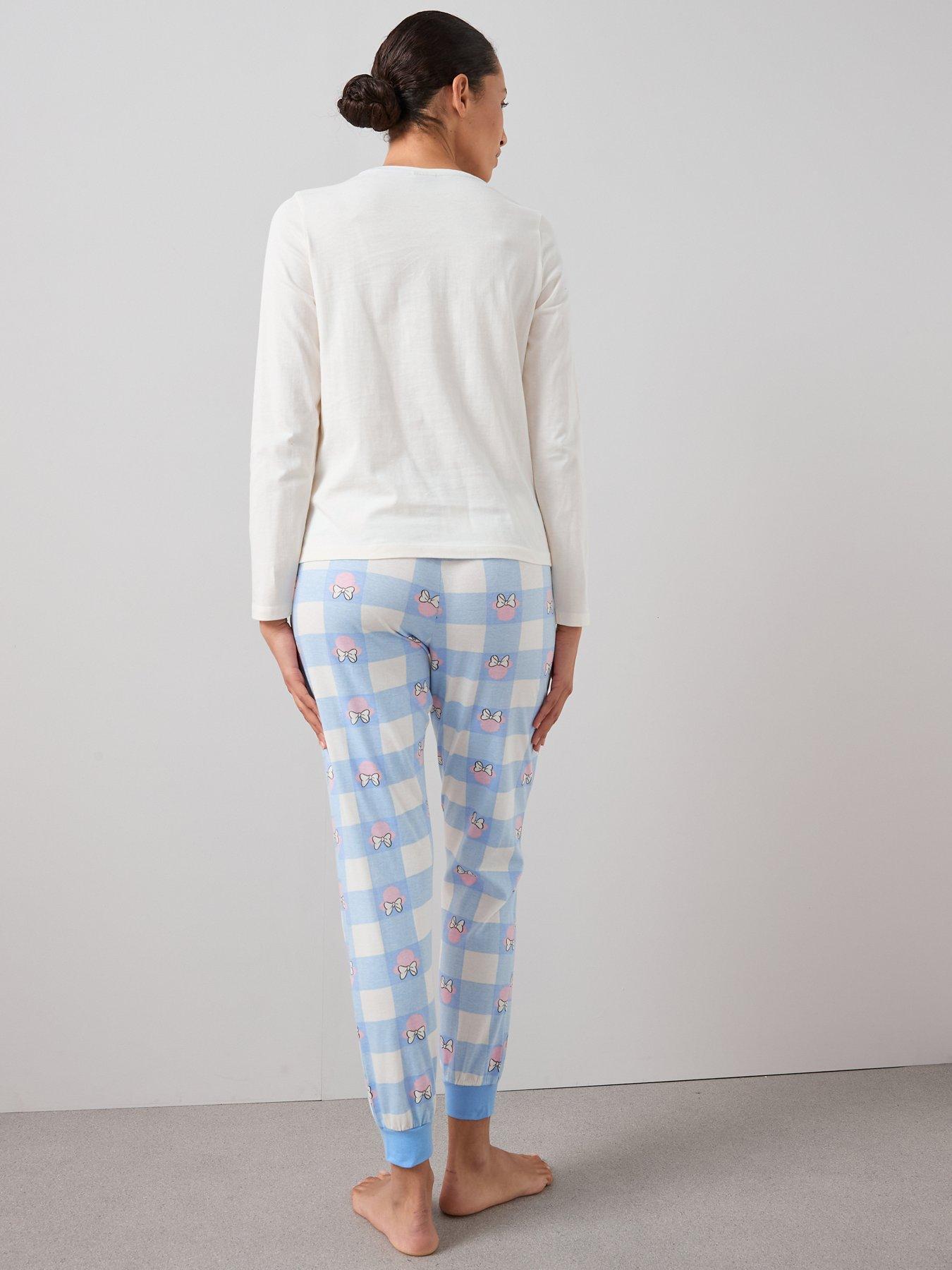 Image 2 of 6 of The Very Collection Ladies Minnie Mouse Long Leg Pyjama Set - Blue