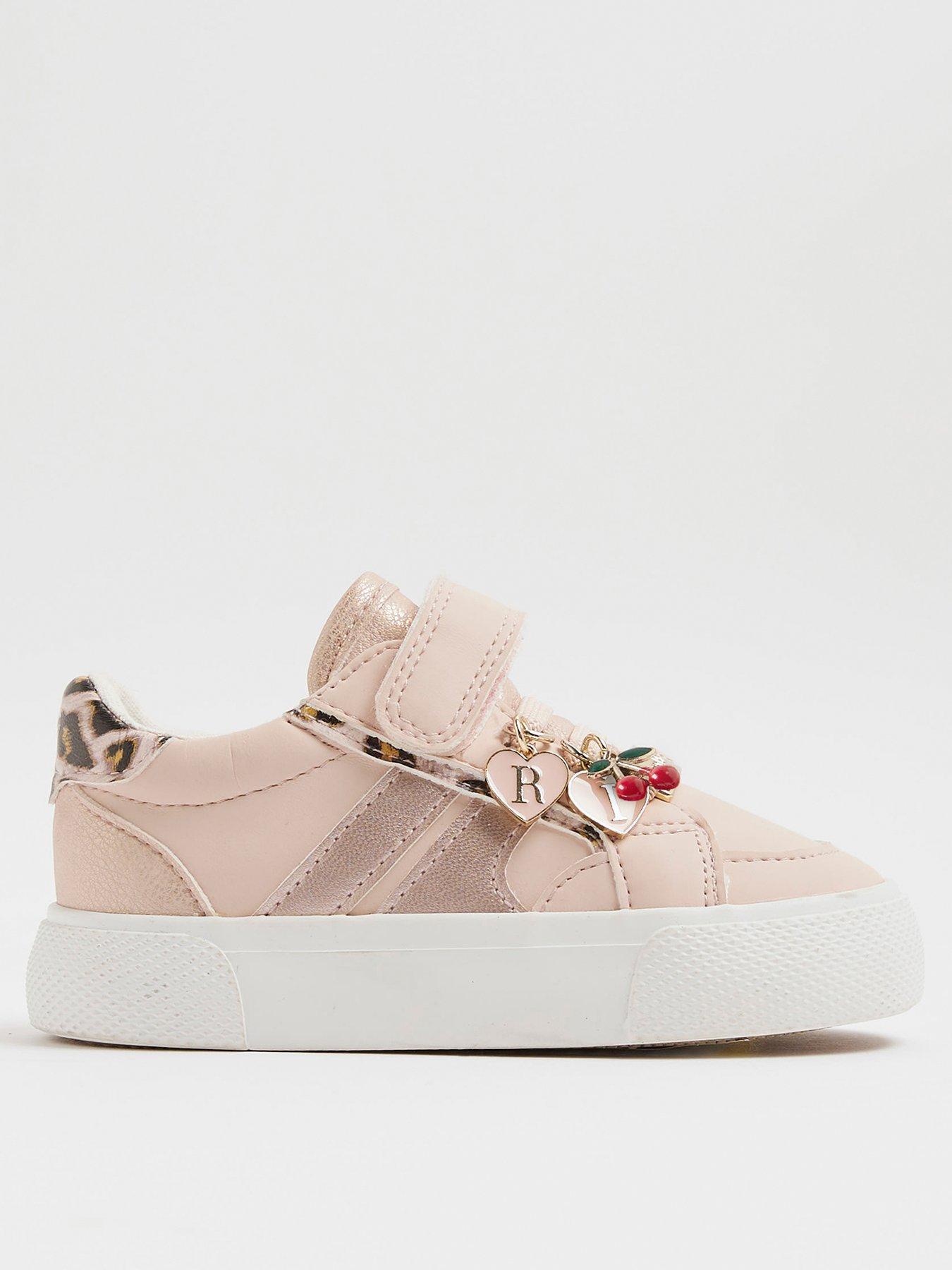 undefined Girls Leopard Plim Shoes - Pink