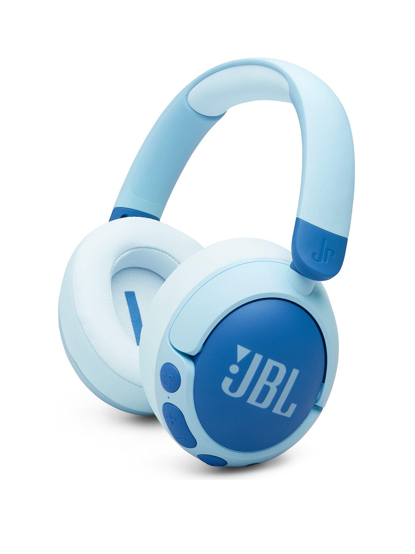 undefined Junior 470NC, Kids wireless over-ear Noise Cancelling headphones, reduced volume for safe listening, Blue
