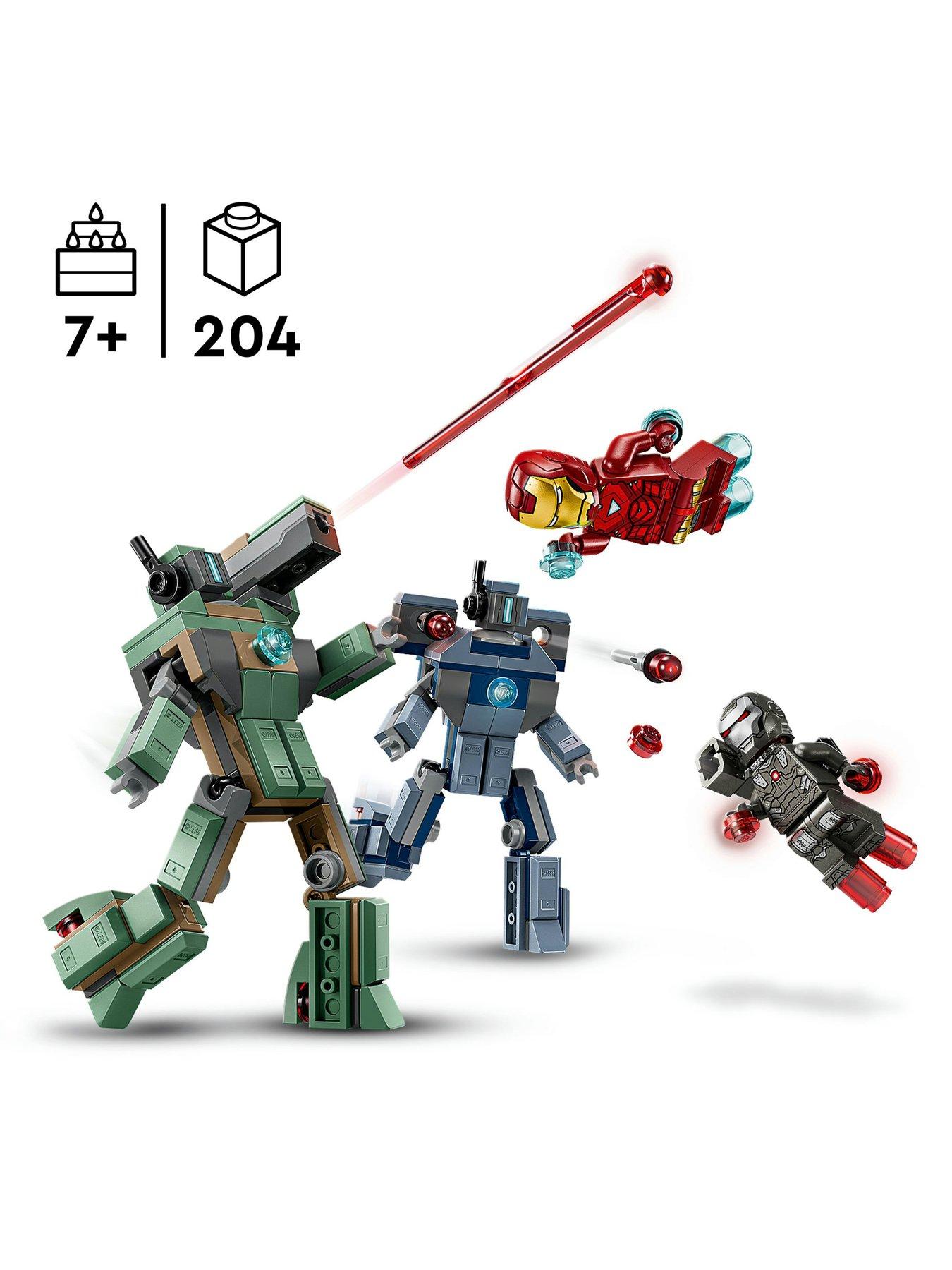 Image 2 of 8 of LEGO Marvel Iron Man &amp; War Machine vs. Hammer Drones 76320