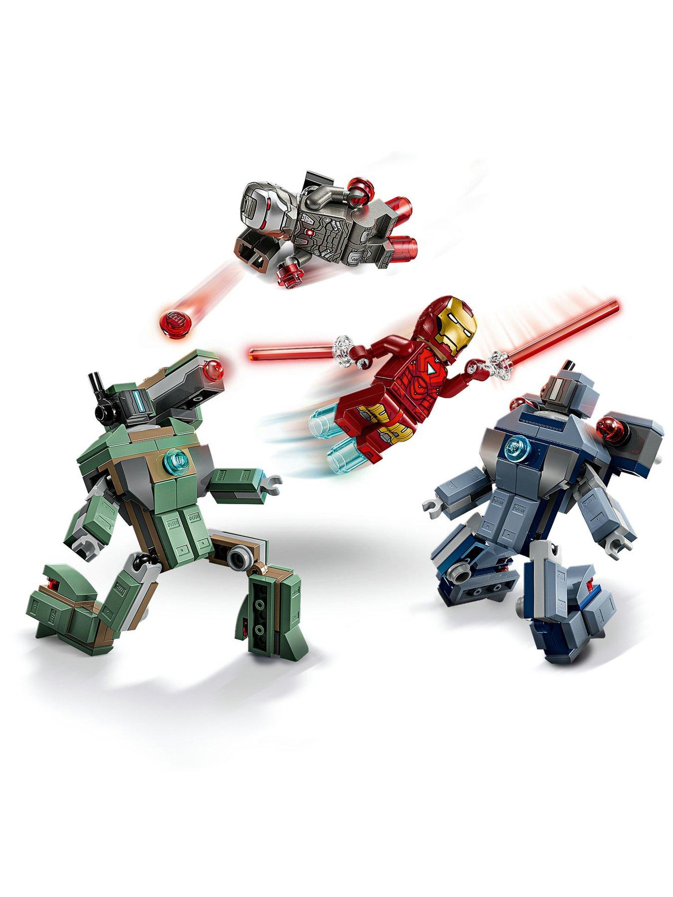 Image 3 of 8 of LEGO Marvel Iron Man &amp; War Machine vs. Hammer Drones 76320