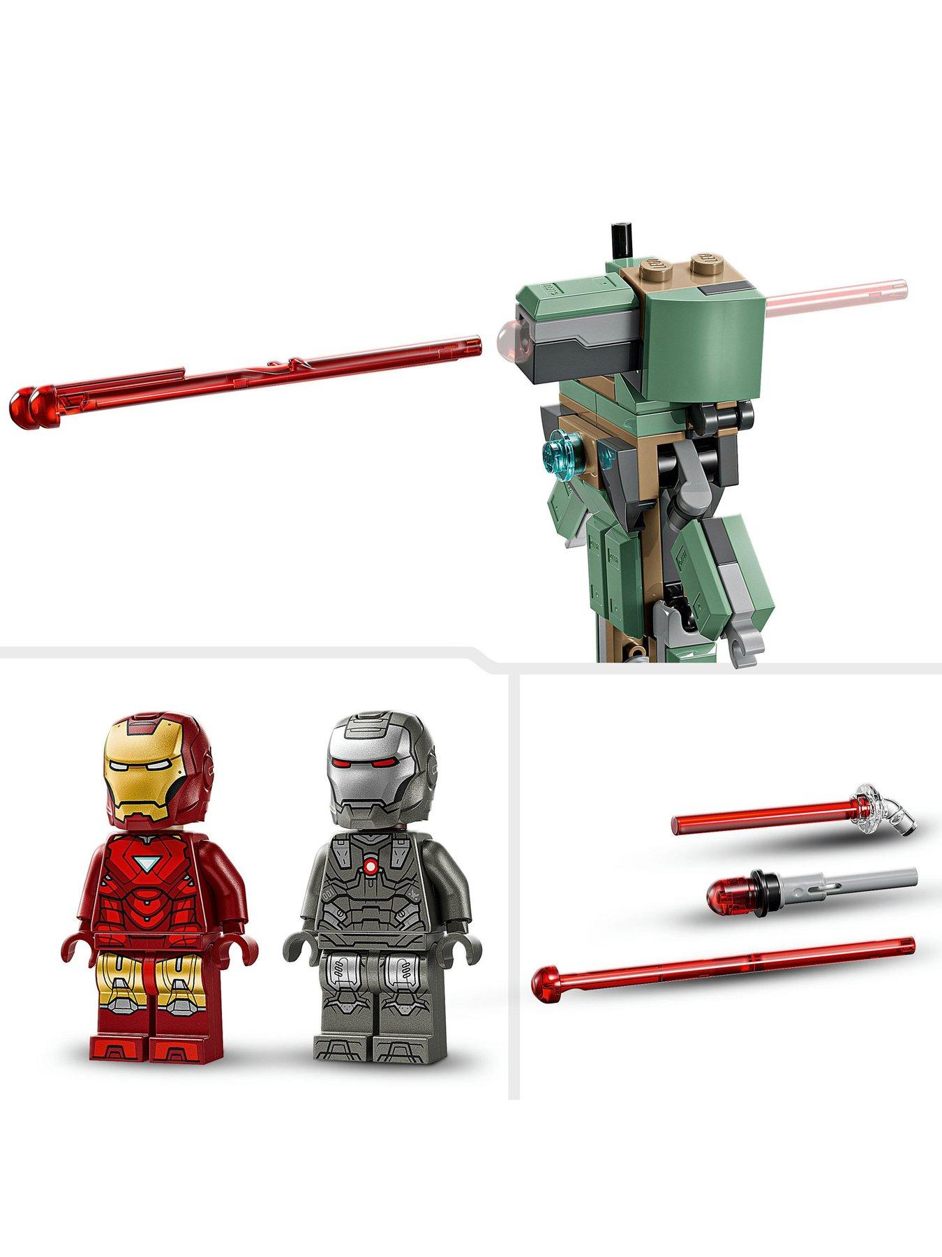 Image 4 of 8 of LEGO Marvel Iron Man &amp; War Machine vs. Hammer Drones 76320