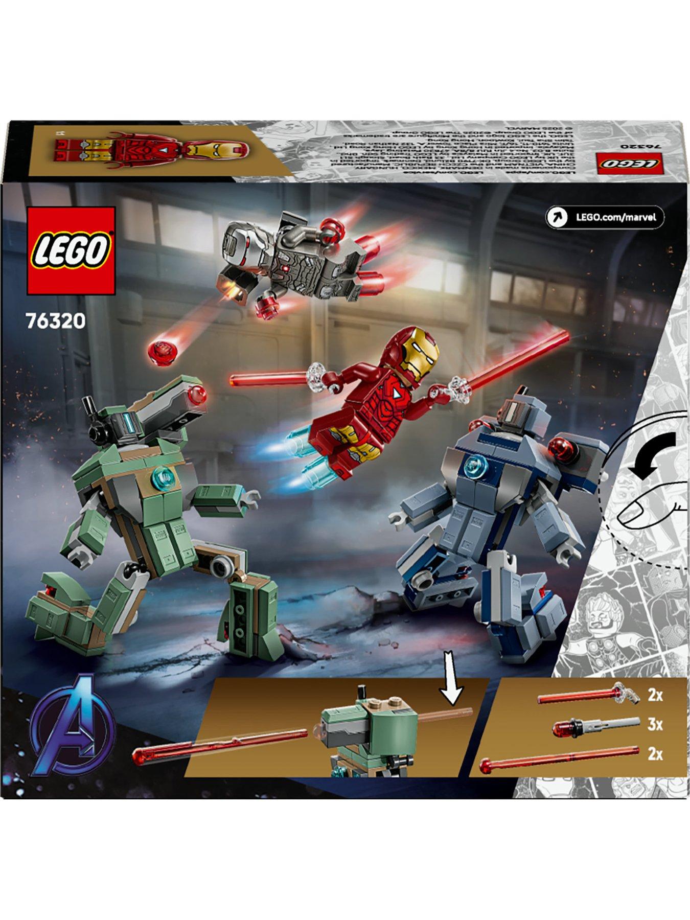 Image 7 of 8 of LEGO Marvel Iron Man &amp; War Machine vs. Hammer Drones 76320