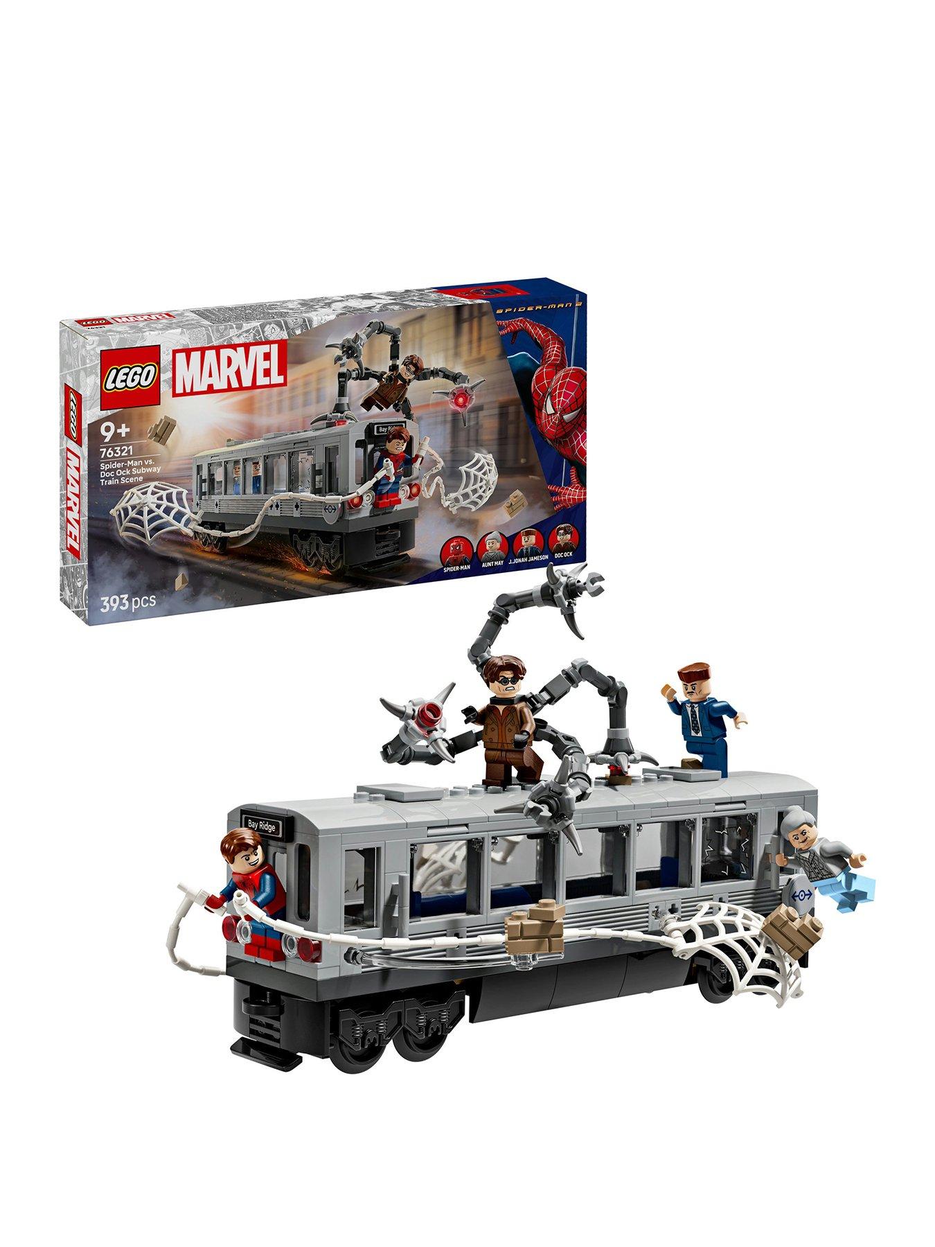 undefined Spider-Man vs. Doc Ock Subway Train Scene 76321