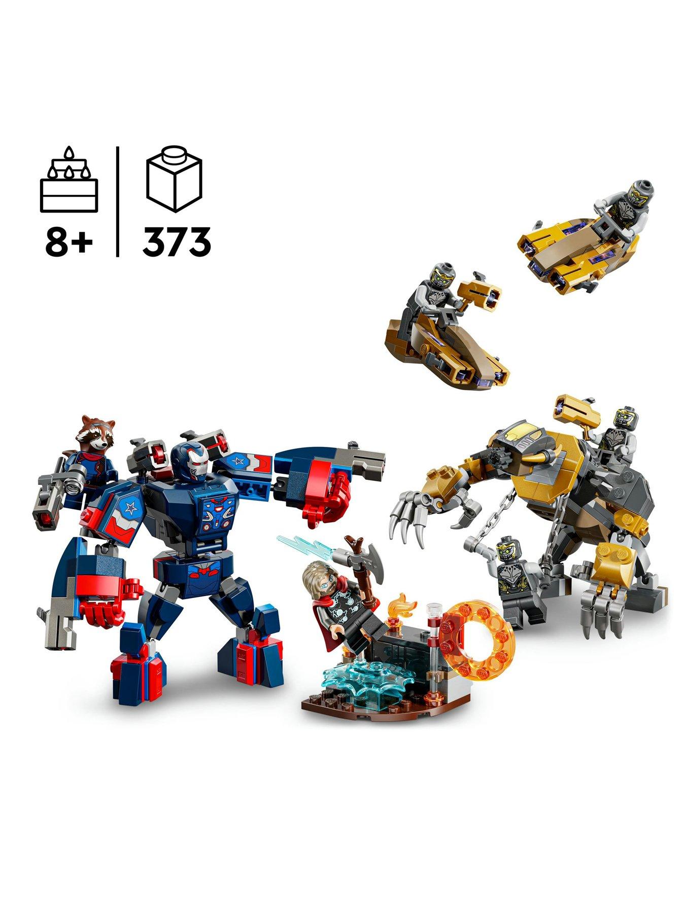 Image 2 of 8 of LEGO Super Heroes Avengers: Endgame Thor vs. Chitauri 76322