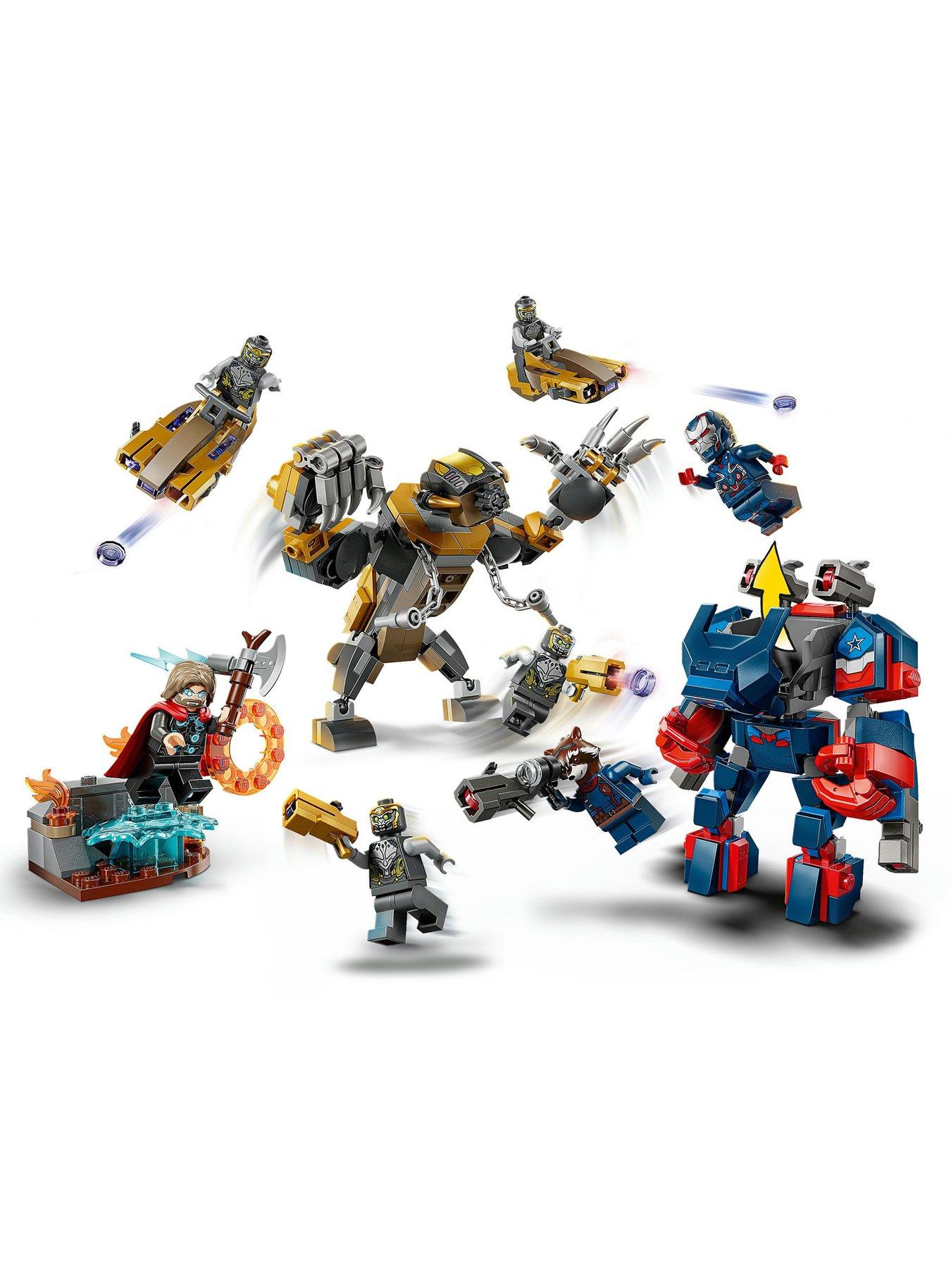 Image 3 of 8 of LEGO Super Heroes Avengers: Endgame Thor vs. Chitauri 76322