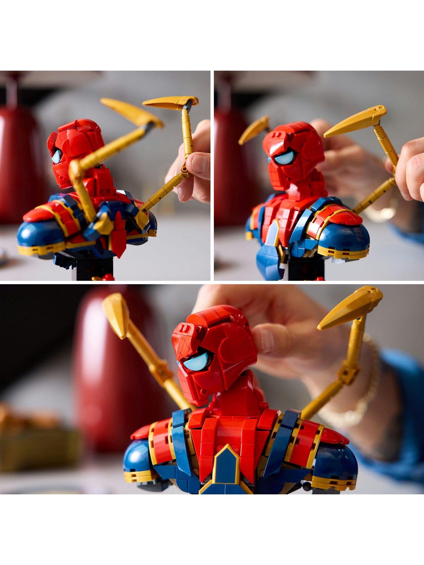 Image 3 of 7 of LEGO Super Heroes Spider-Man Bust Collectible Adult Building Set 76326