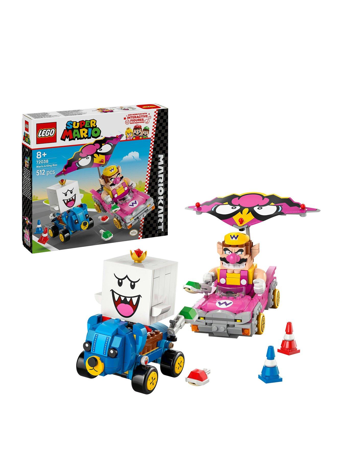 LEGO Super Mario Mario Kart™ – Wario  &  King Boo Figures and 2 Karts 72038