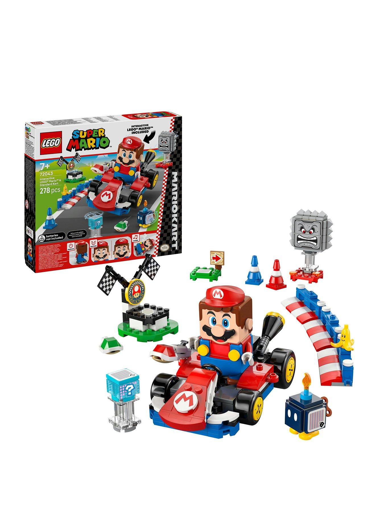 Image 1 of 8 of LEGO Super Mario Mario Kart &ndash; Interactive Mario &amp; Standard Kart 72043