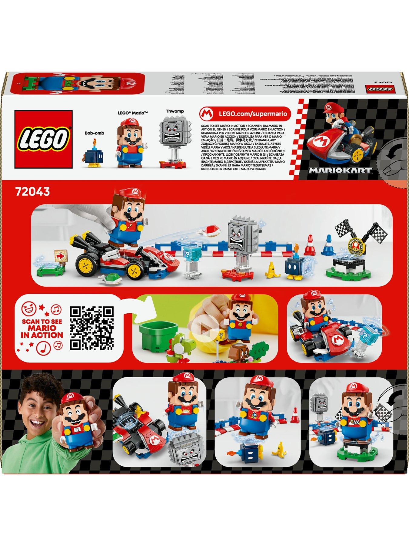 Image 7 of 8 of LEGO Super Mario Mario Kart &ndash; Interactive Mario &amp; Standard Kart 72043