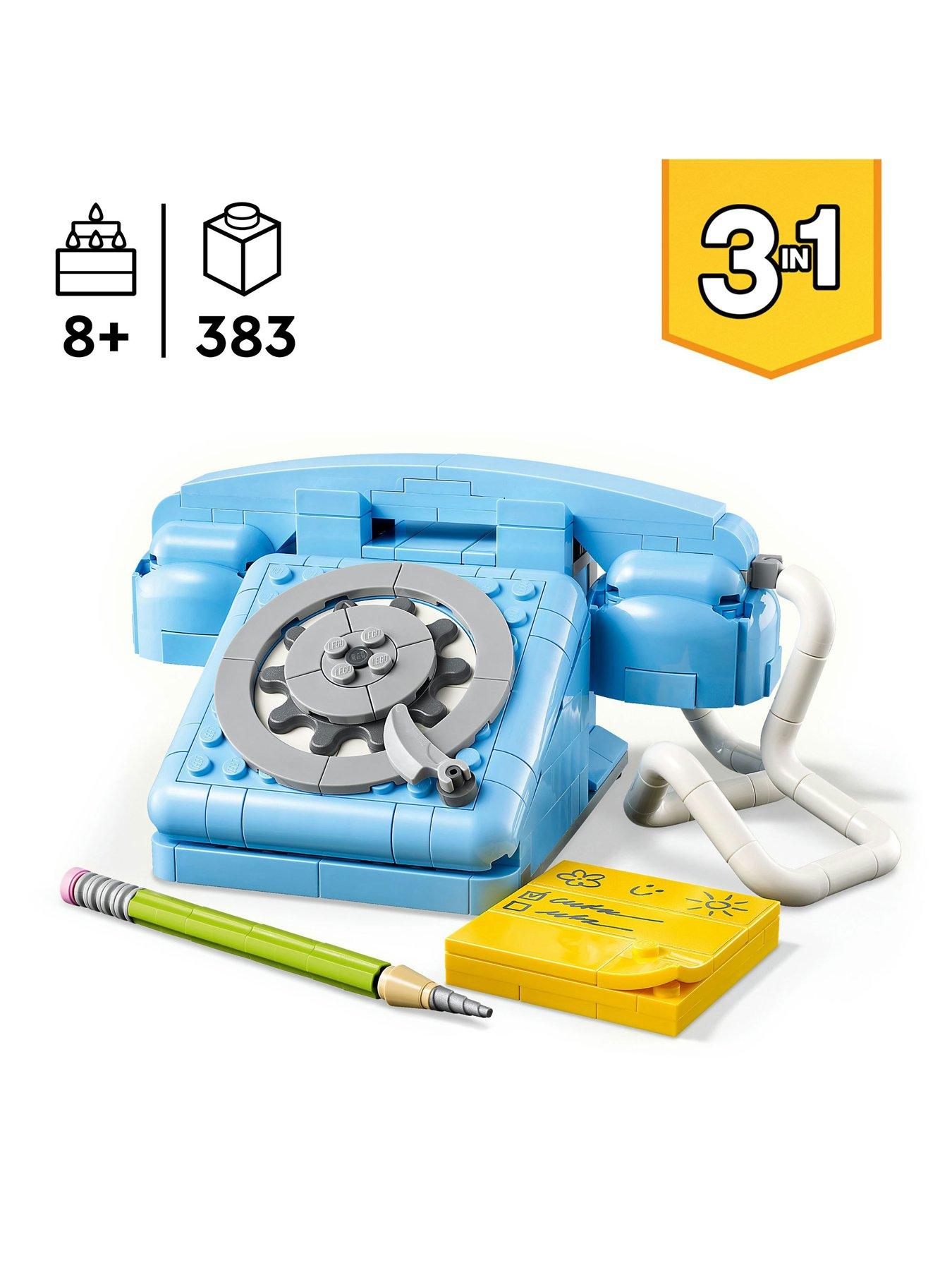 Image 2 of 8 of LEGO Creator 3in1 Retro Telephone Building Toy 31174