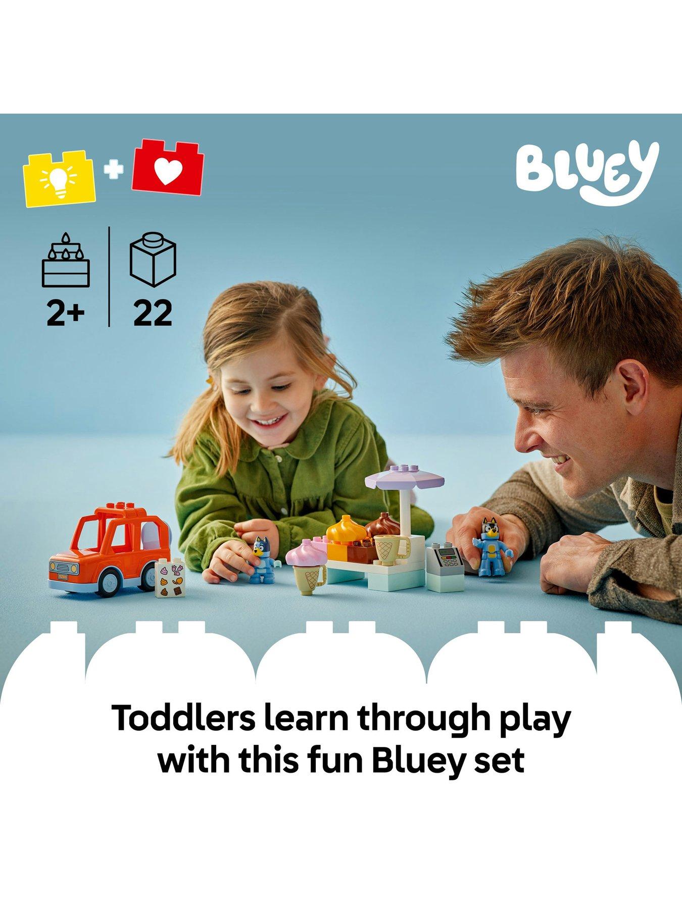 Image 2 of 8 of LEGO Duplo Bluey Ice Cream Trip with Bluey Toy 10458