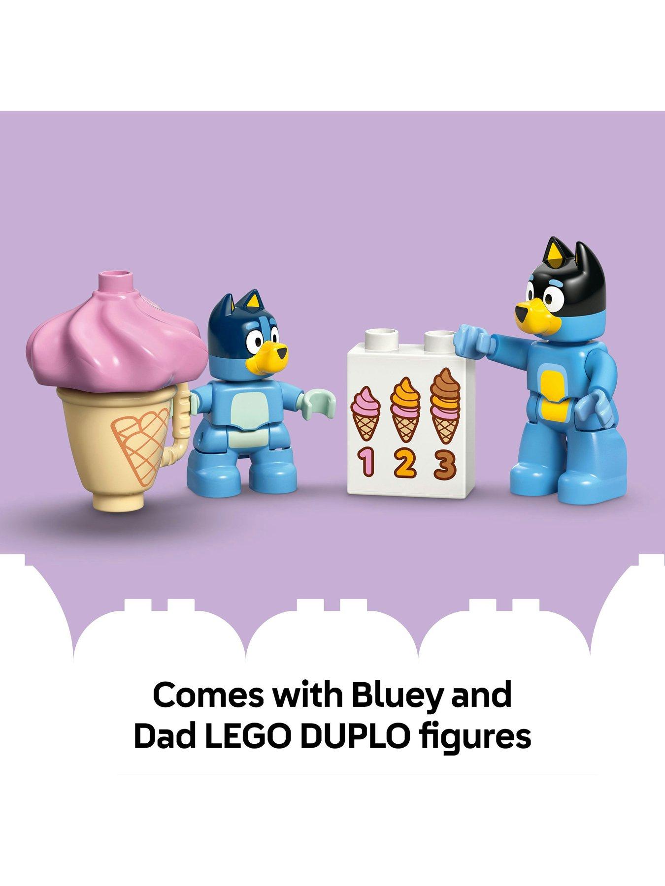 Image 6 of 8 of LEGO Duplo Bluey Ice Cream Trip with Bluey Toy 10458