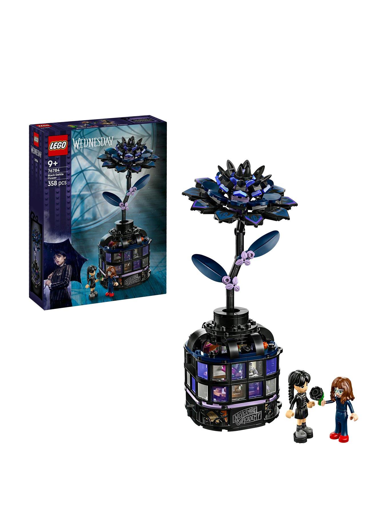 Image 1 of 8 of LEGO Wednesday Wednesday Black Dahlia Flower Toy 76784