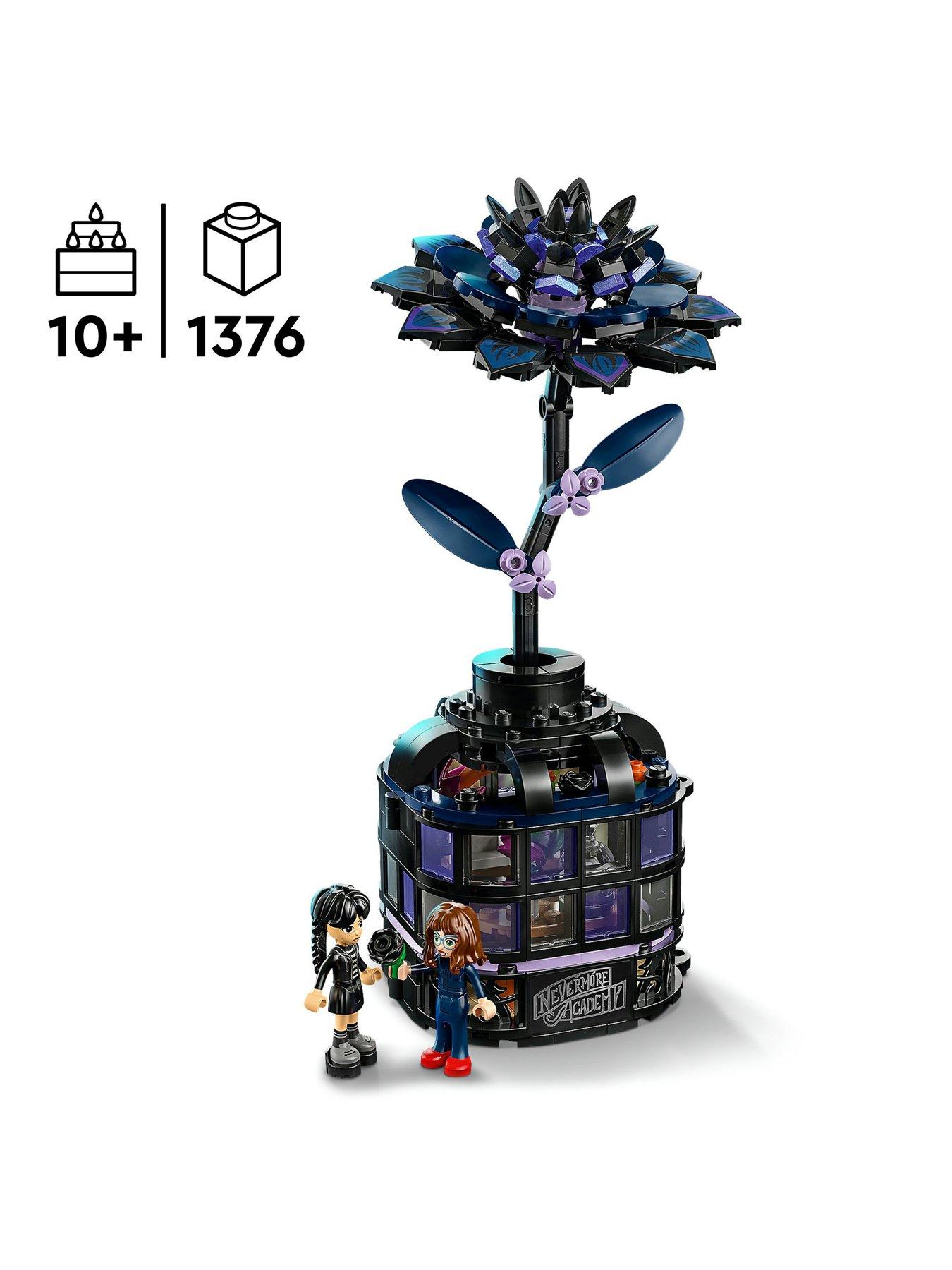 Image 2 of 8 of LEGO Wednesday Wednesday Black Dahlia Flower Toy 76784