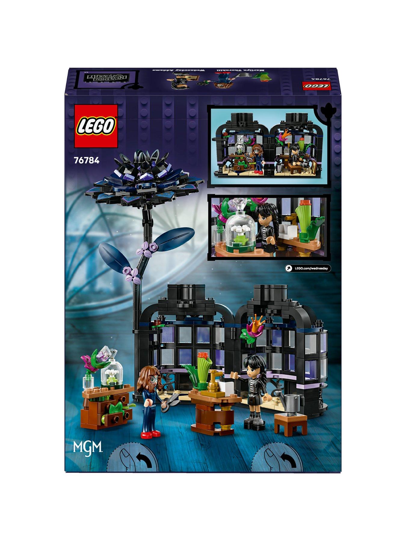 Image 7 of 8 of LEGO Wednesday Wednesday Black Dahlia Flower Toy 76784