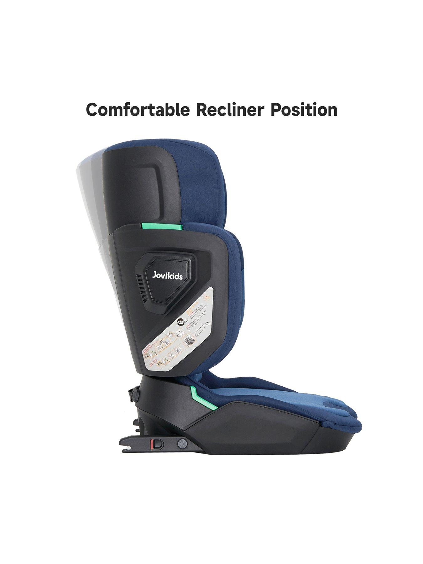 Image 7 of 8 of Jovikids Compact Folding Booster Car Seat - Blue