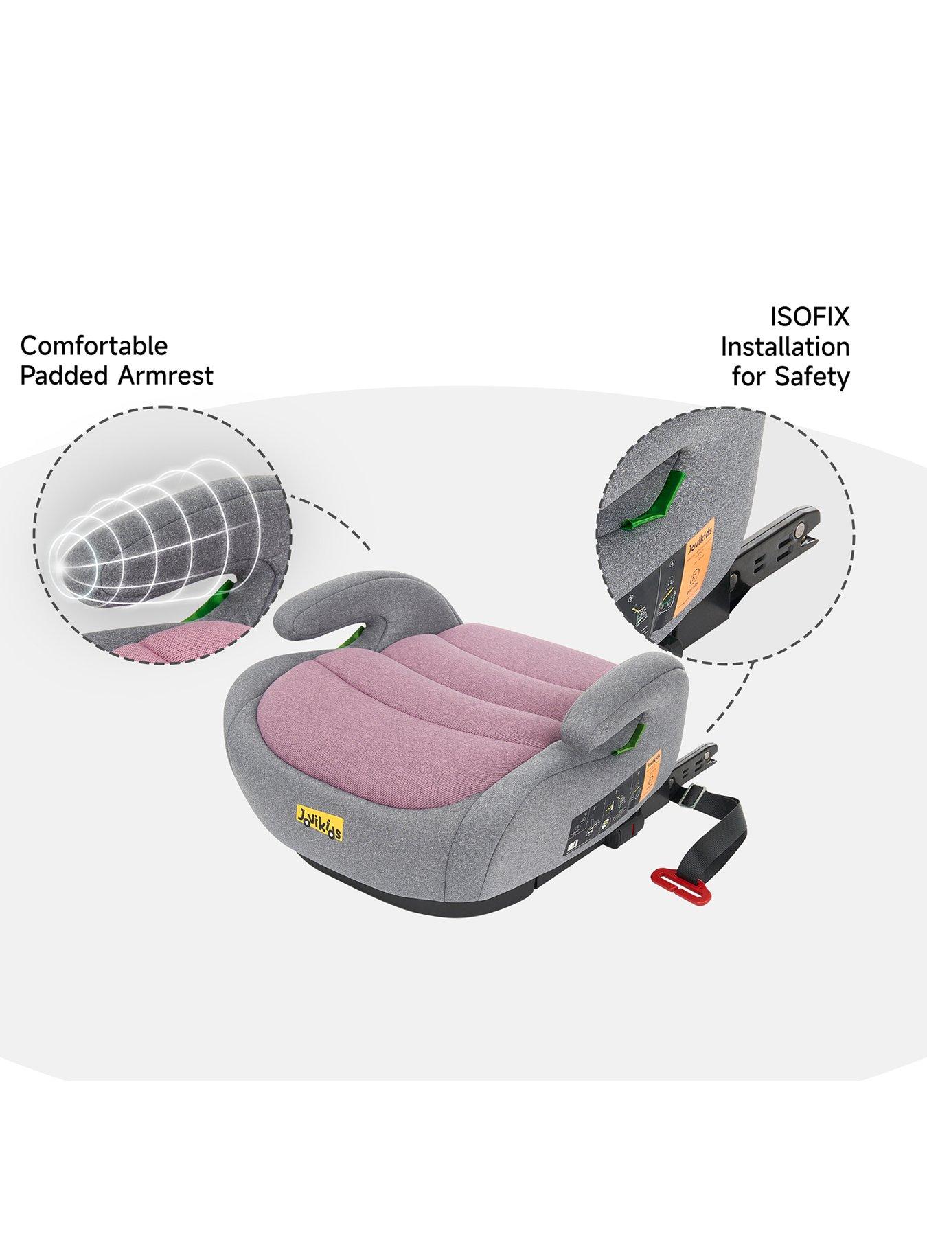  image of jovikids-ohho-isofix-booster-car-seat-pink