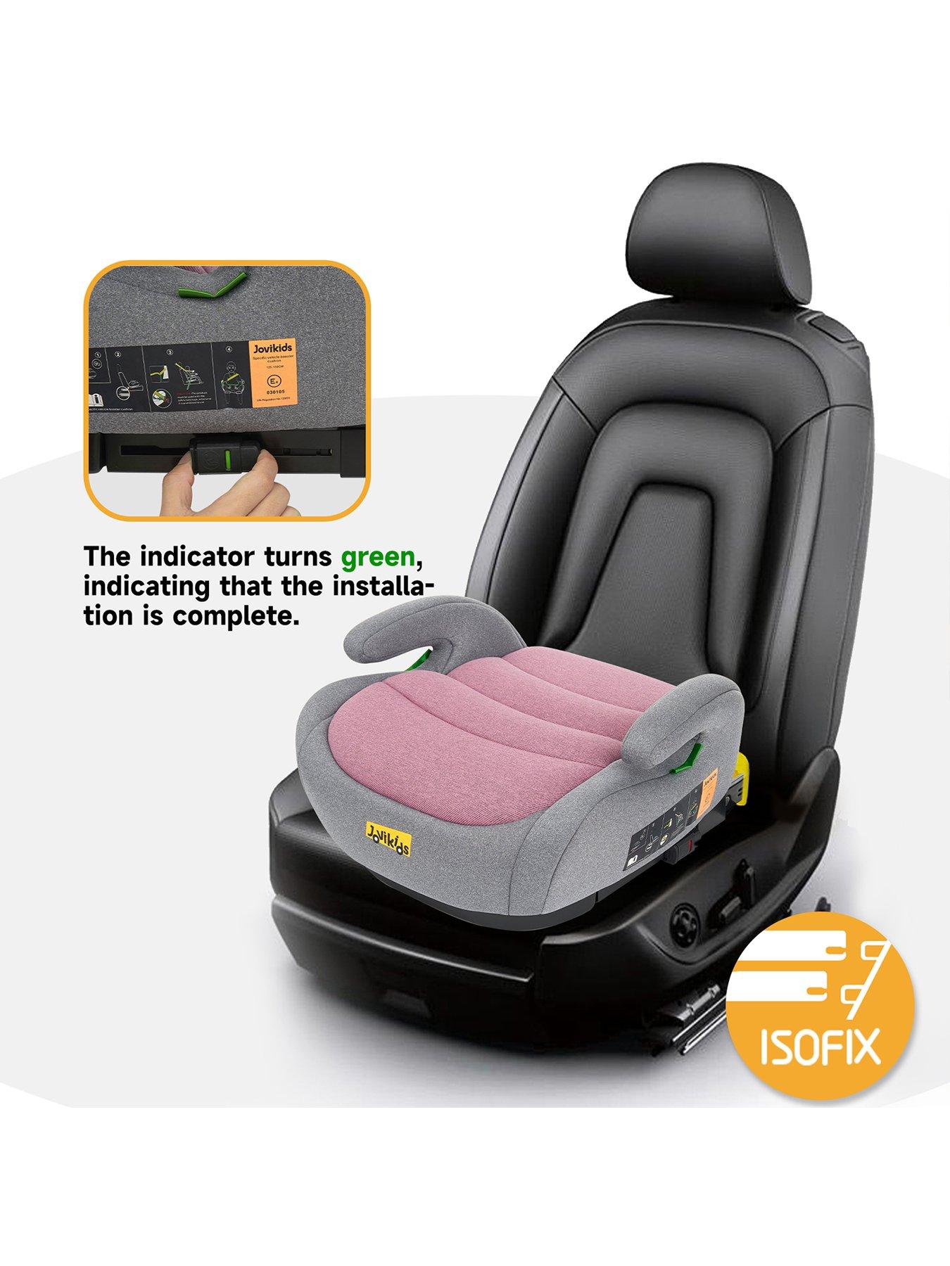  image of jovikids-ohho-isofix-booster-car-seat-pink