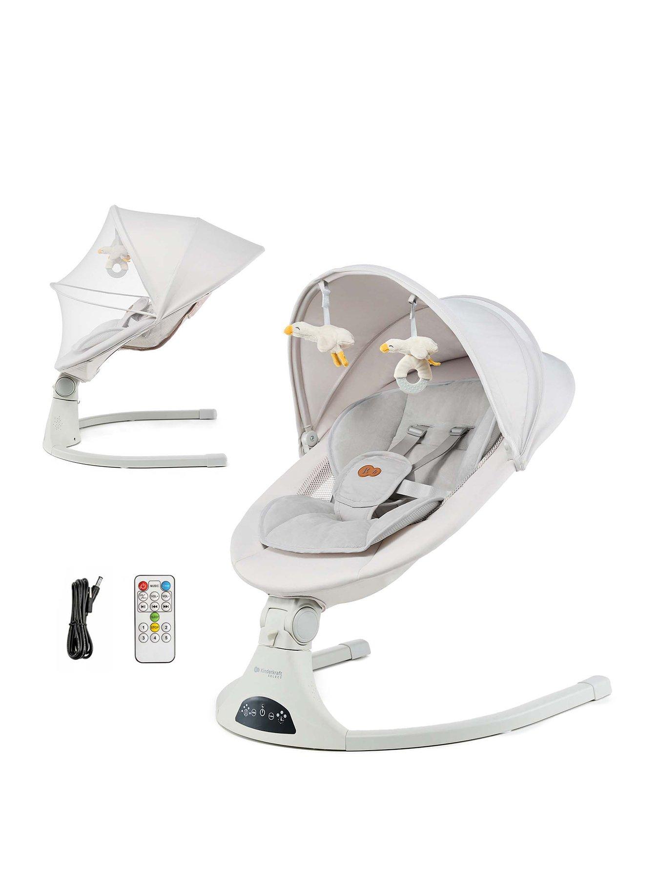  image of kinderkraft-tulsy-2-in-1-electric-rockerbouncer-beige