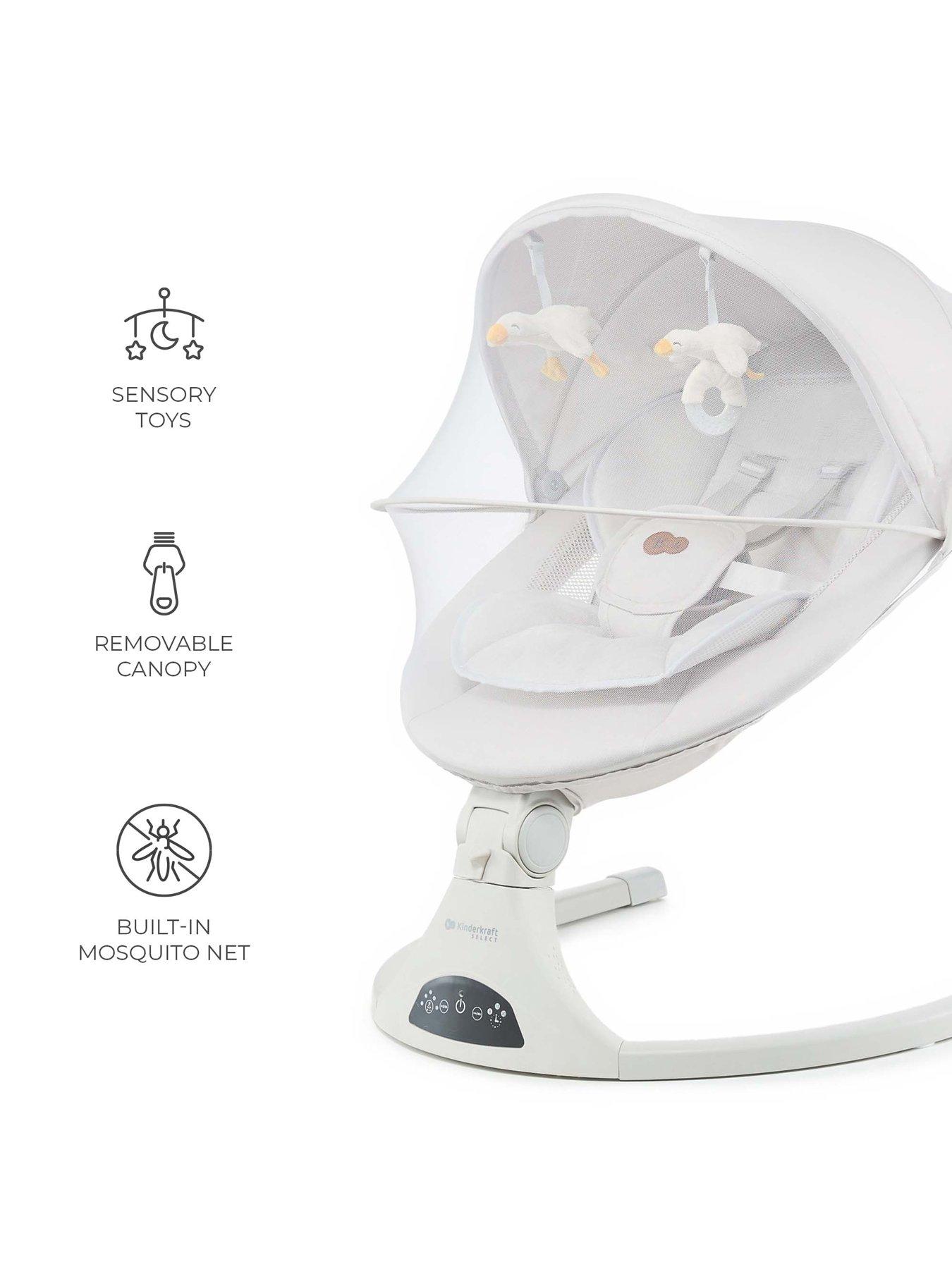  image of kinderkraft-tulsy-2-in-1-electric-rockerbouncer-beige