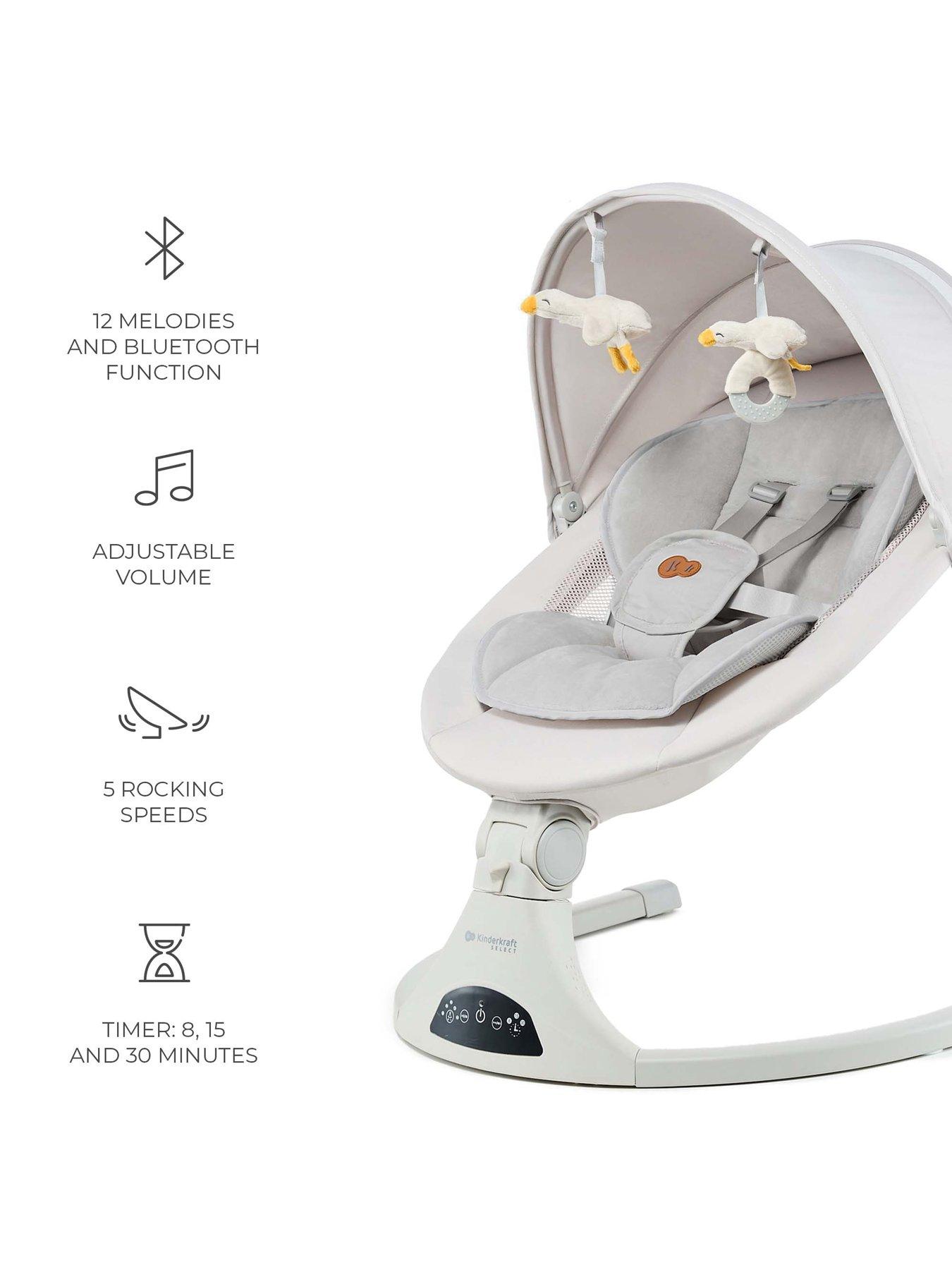  image of kinderkraft-tulsy-2-in-1-electric-rockerbouncer-beige