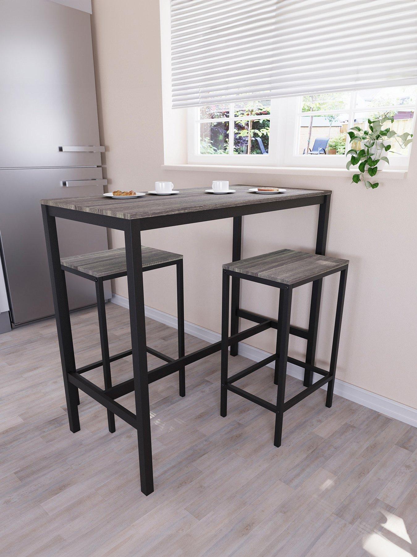 Vida Designs Roslyn 2 Seater Bar Table Set