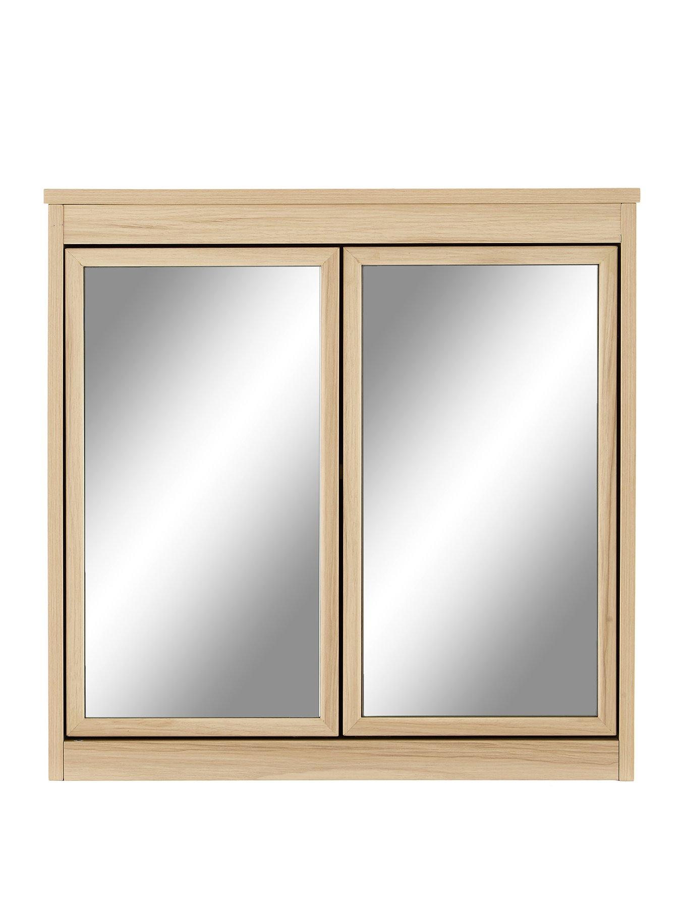 Image 2 of 7 of Michelle Keegan Home Lindley 2 Door Mirrored Bathroom Wall Cabinet - FSC&reg; Certified