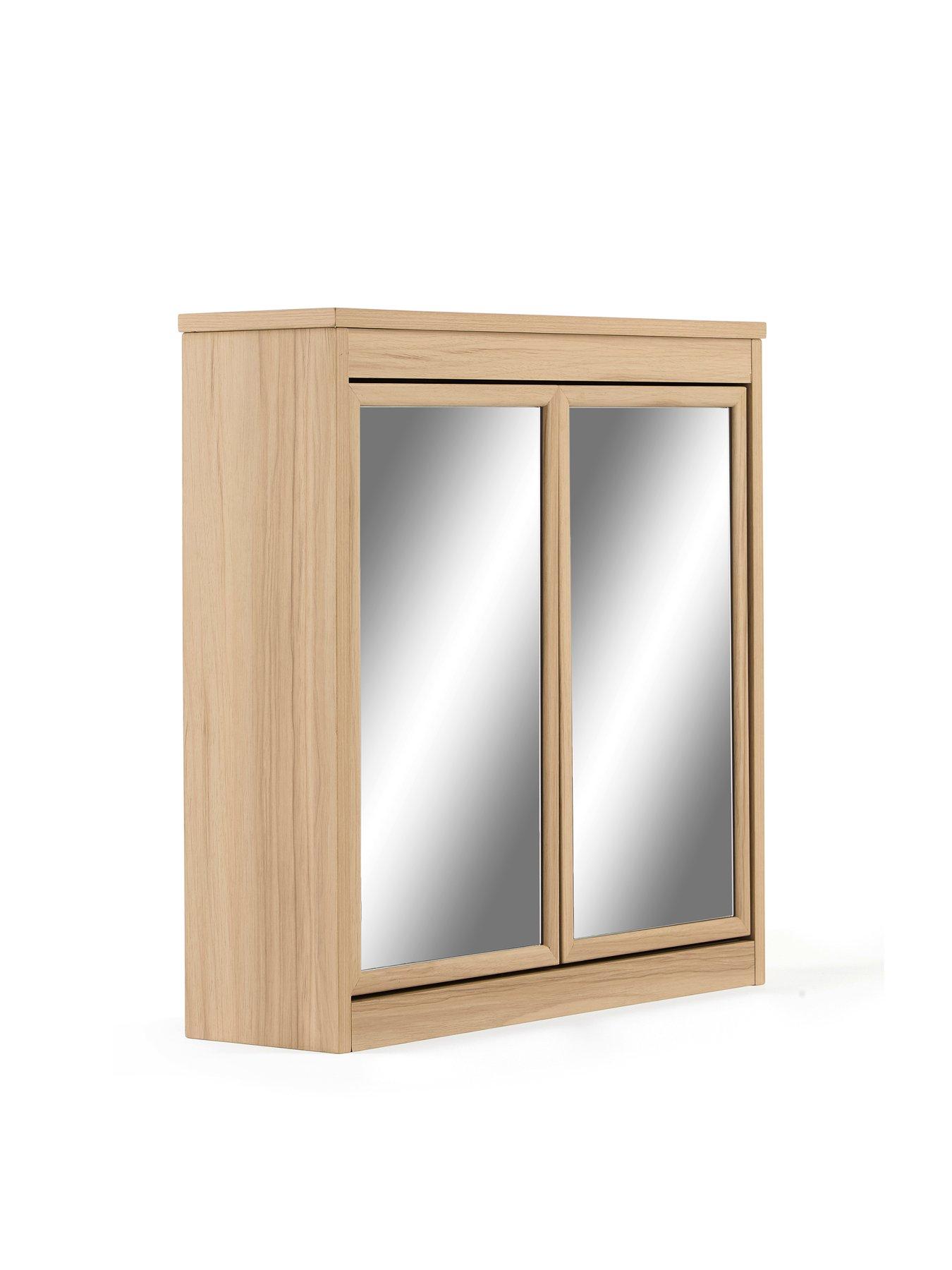 Image 3 of 7 of Michelle Keegan Home Lindley 2 Door Mirrored Bathroom Wall Cabinet - FSC&reg; Certified