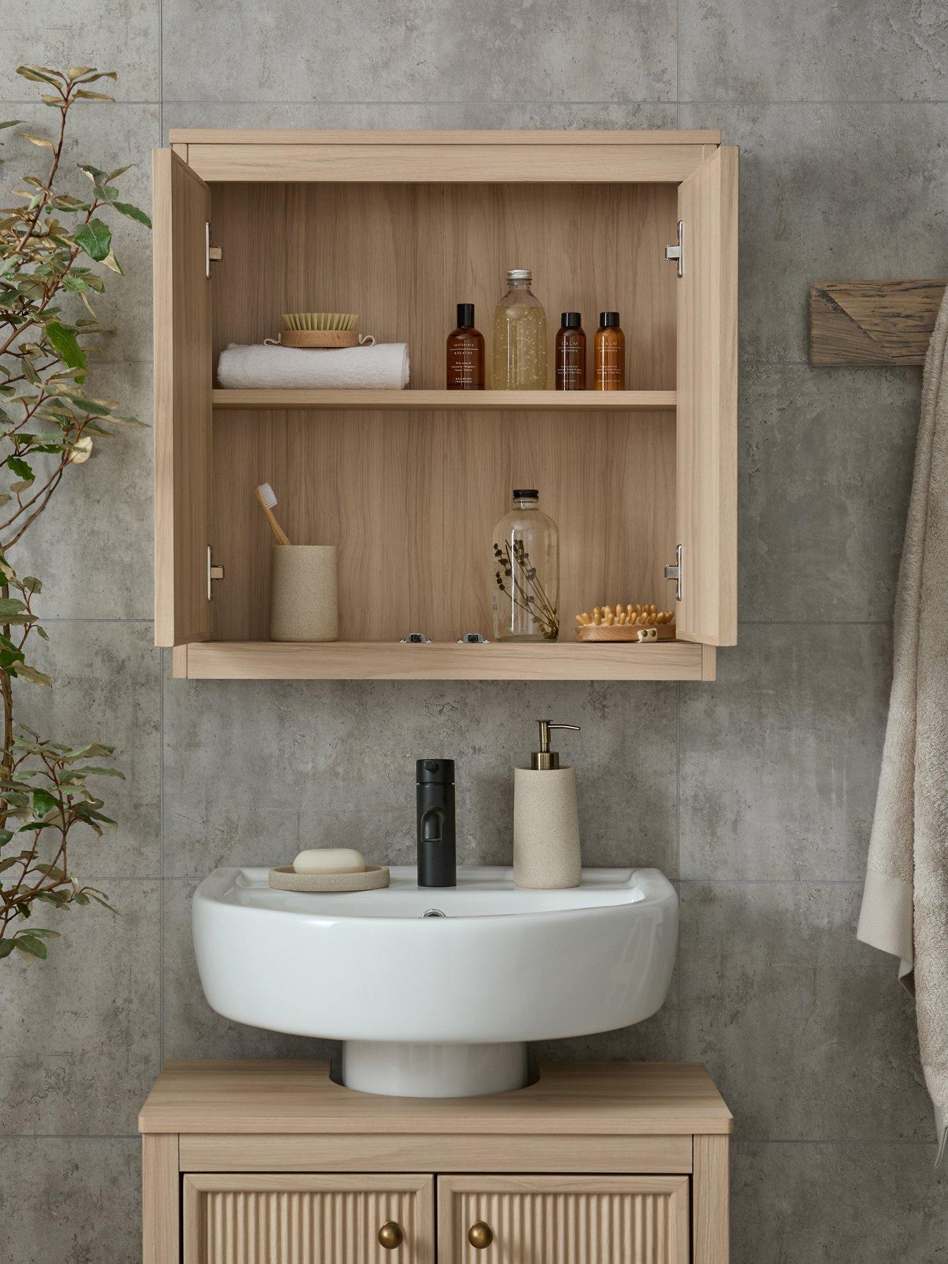 Image 7 of 7 of Michelle Keegan Home Lindley 2 Door Mirrored Bathroom Wall Cabinet - FSC&reg; Certified