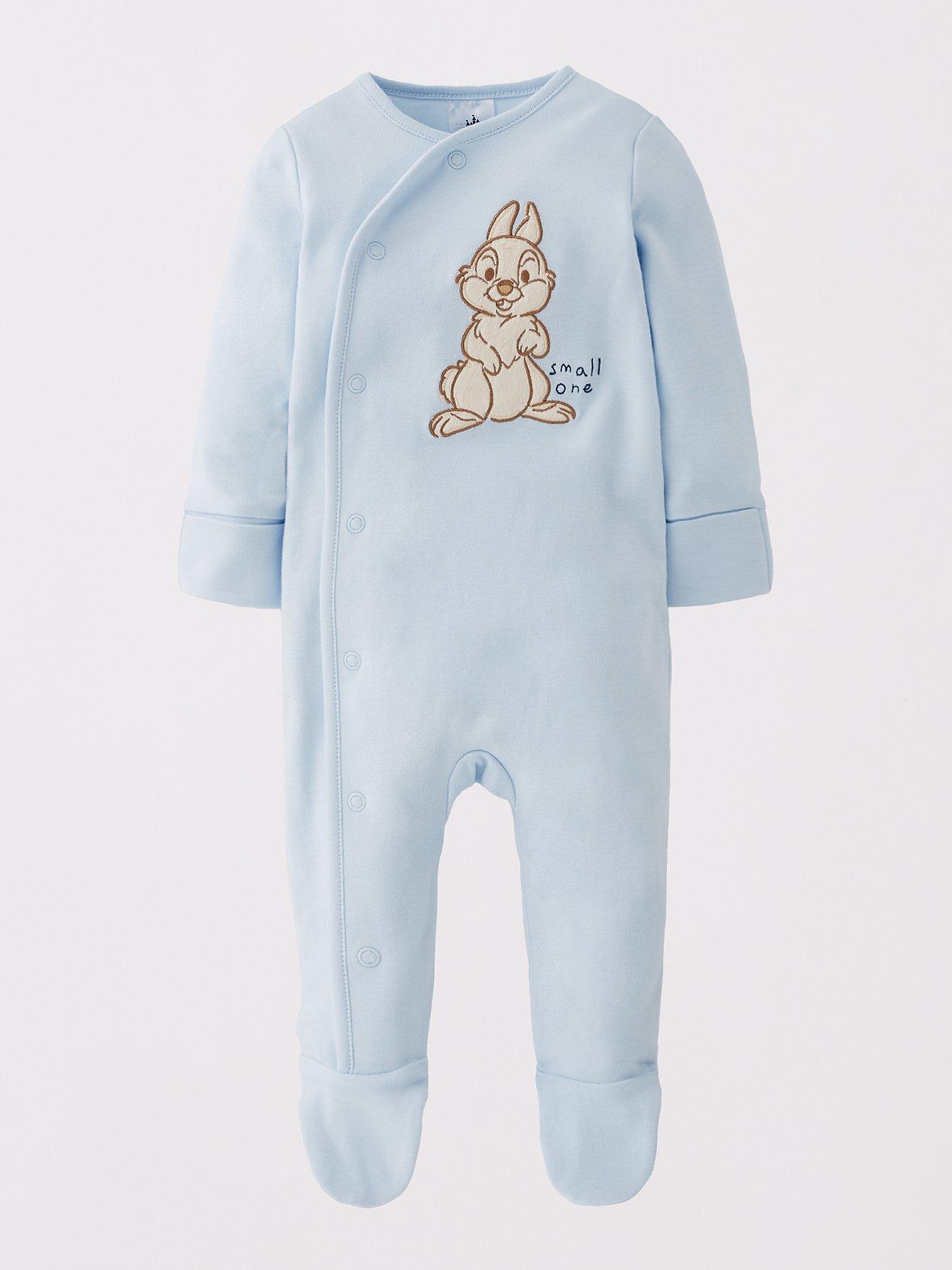  image of bambi-disney-bambi-thumper-2-pack-sleepsuit-blue