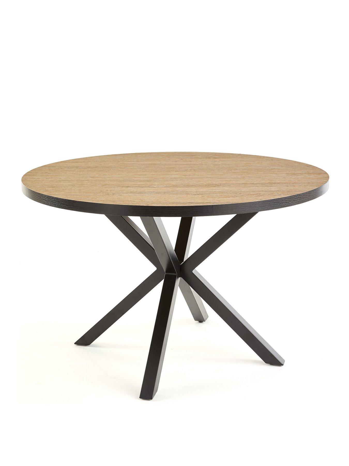 Image 3 of 7 of Very Home Oslo 120cm Round Dining Table &amp; 4 Marlow Chairs - FSC&reg; Certified
