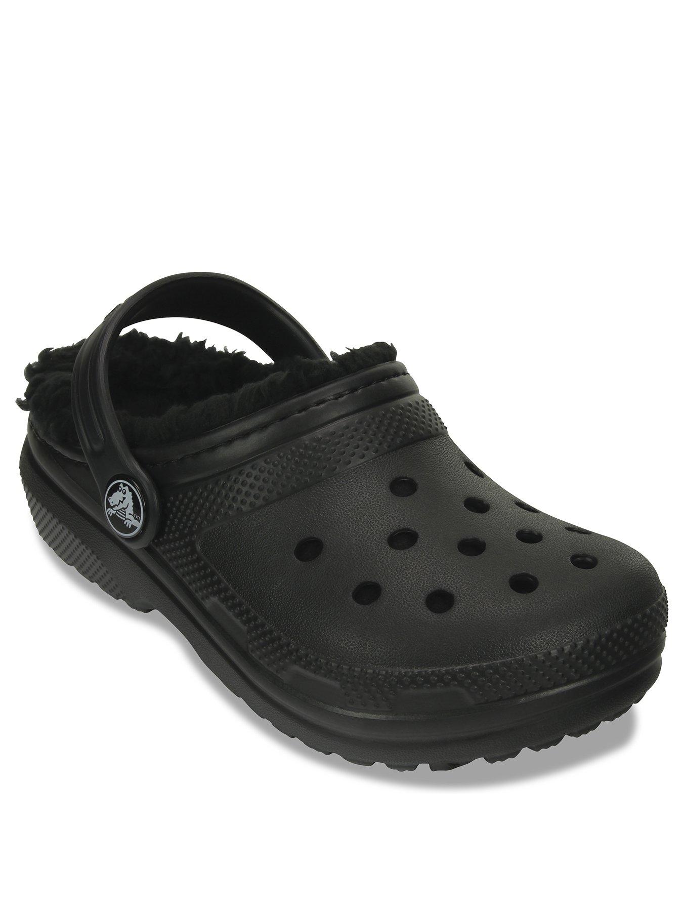 Image 2 of 5 of Crocs Infant / Junior Classic Lined Clog - Black