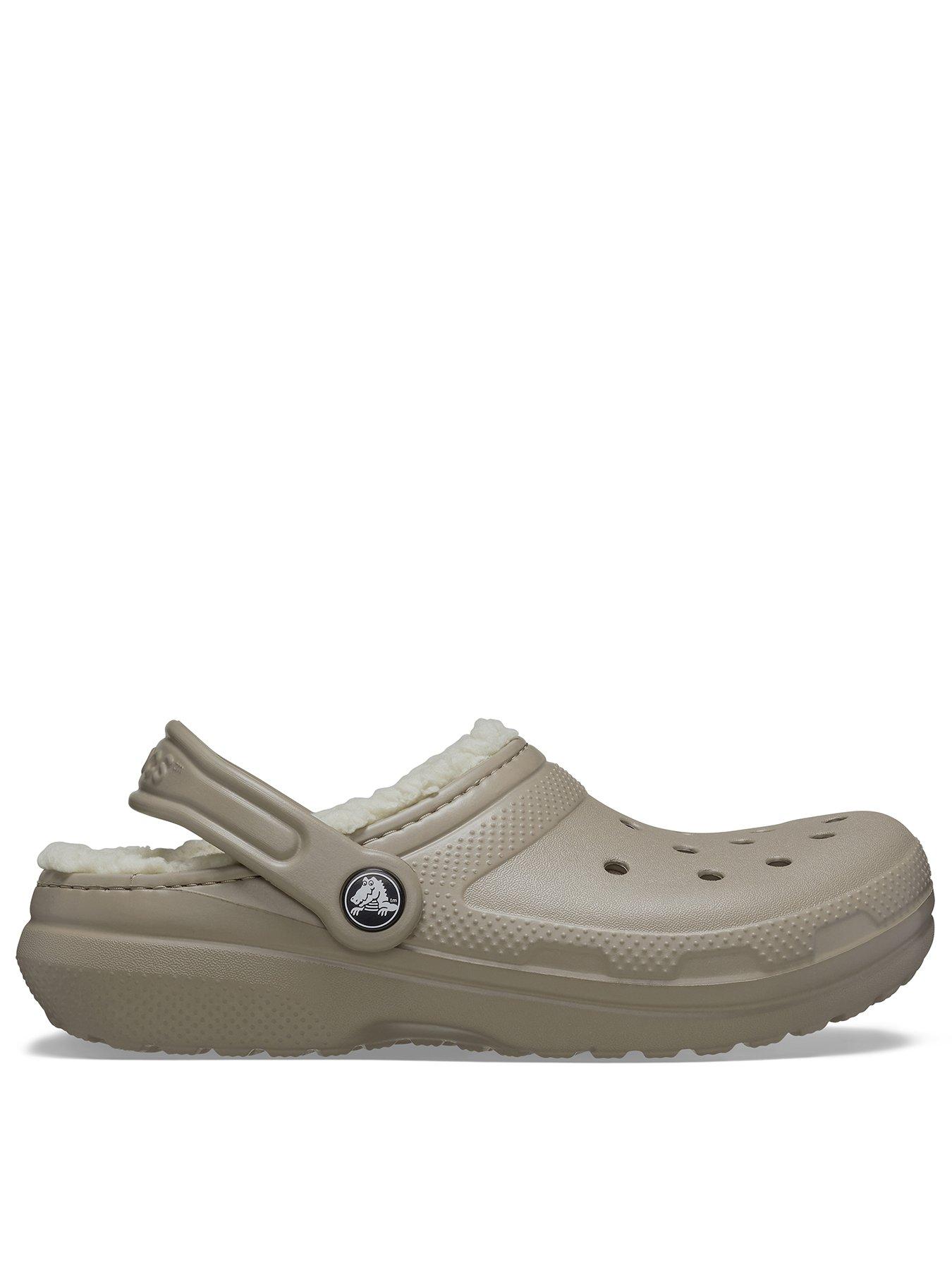 crocs-infant-junior-classic-lined-clog-grey