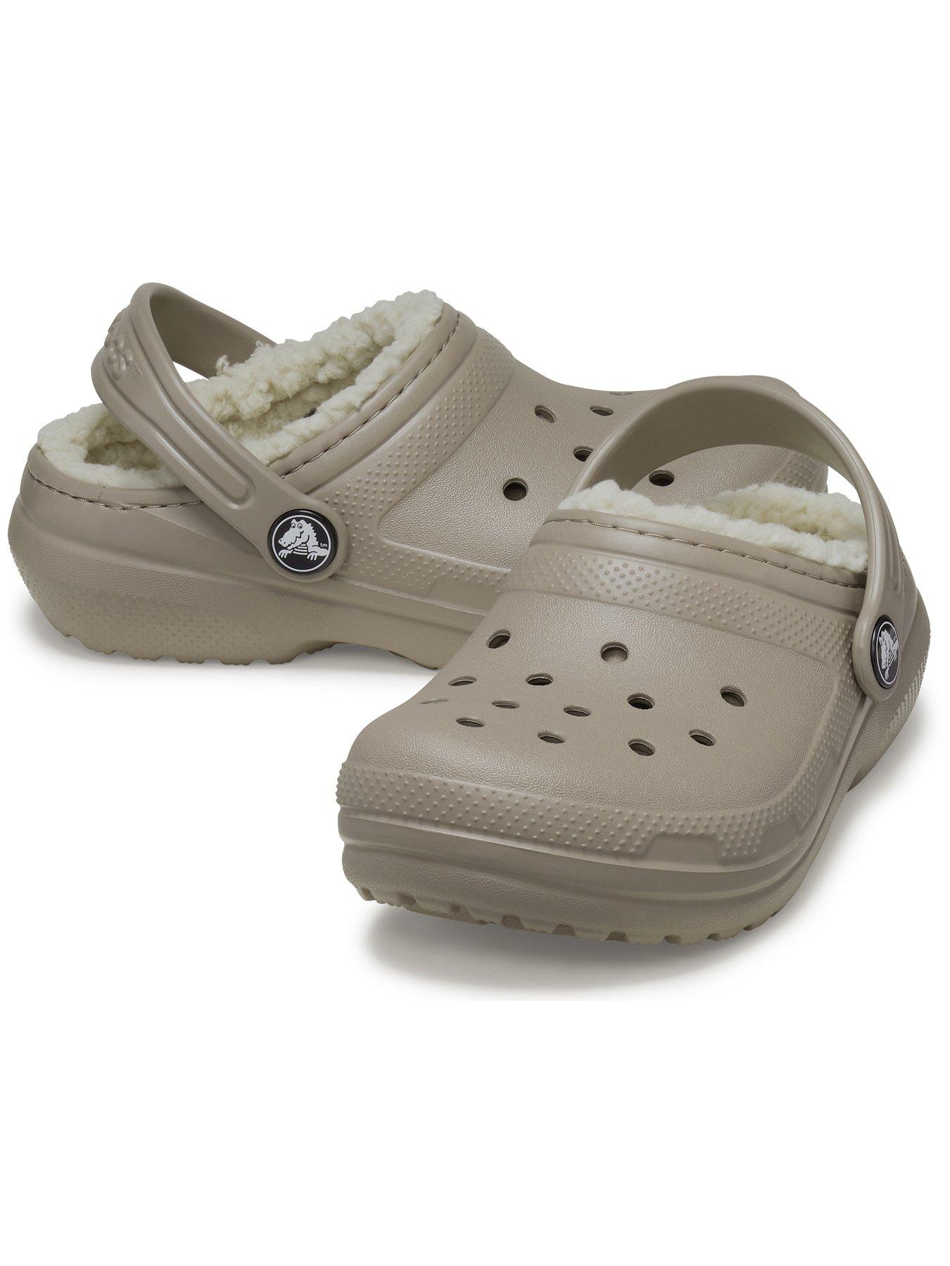 Image 5 of 5 of Crocs Infant / Junior Classic Lined Clog - Grey