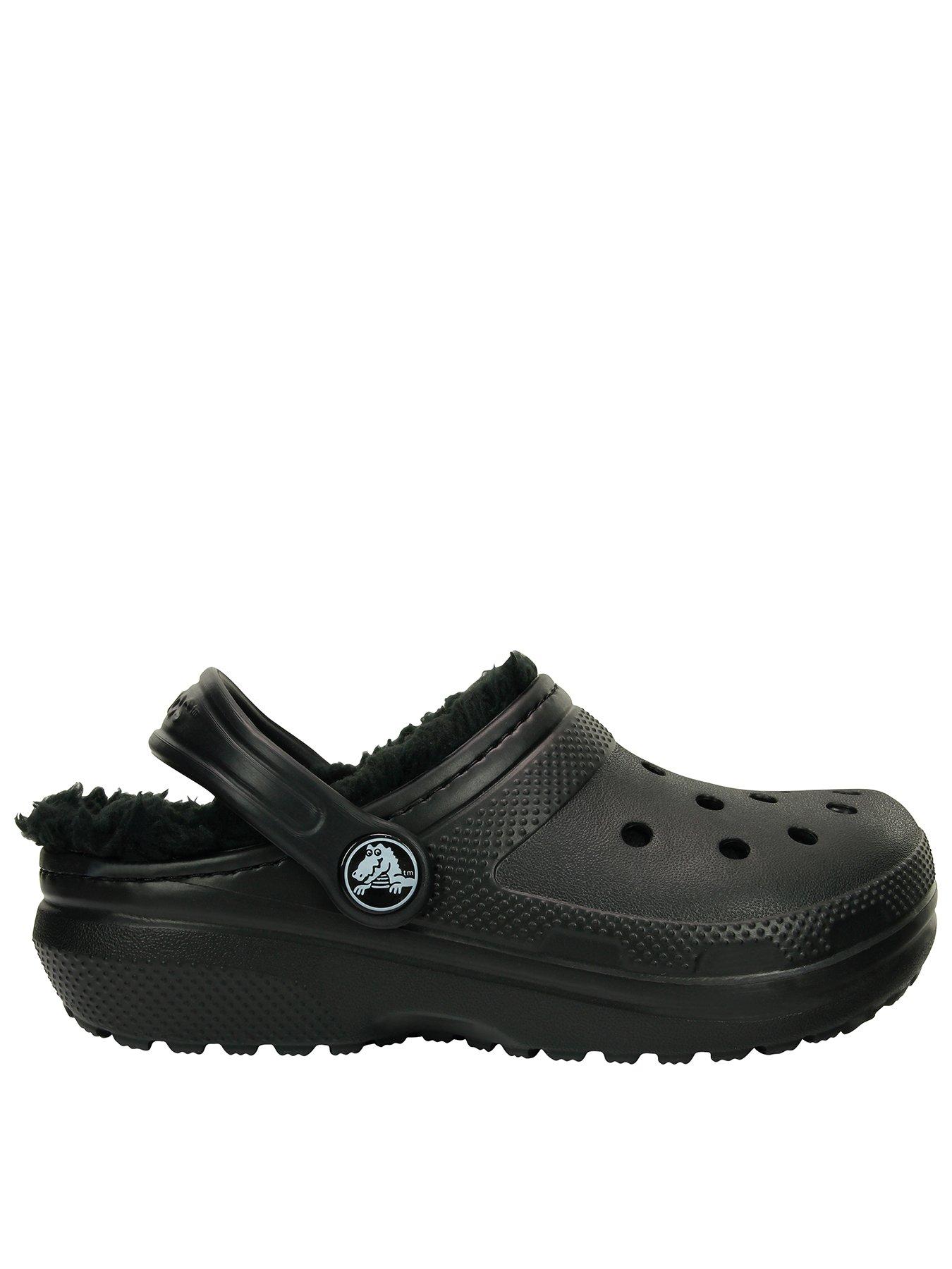 undefined Junior/Youth Classic Lined Clogs - Black