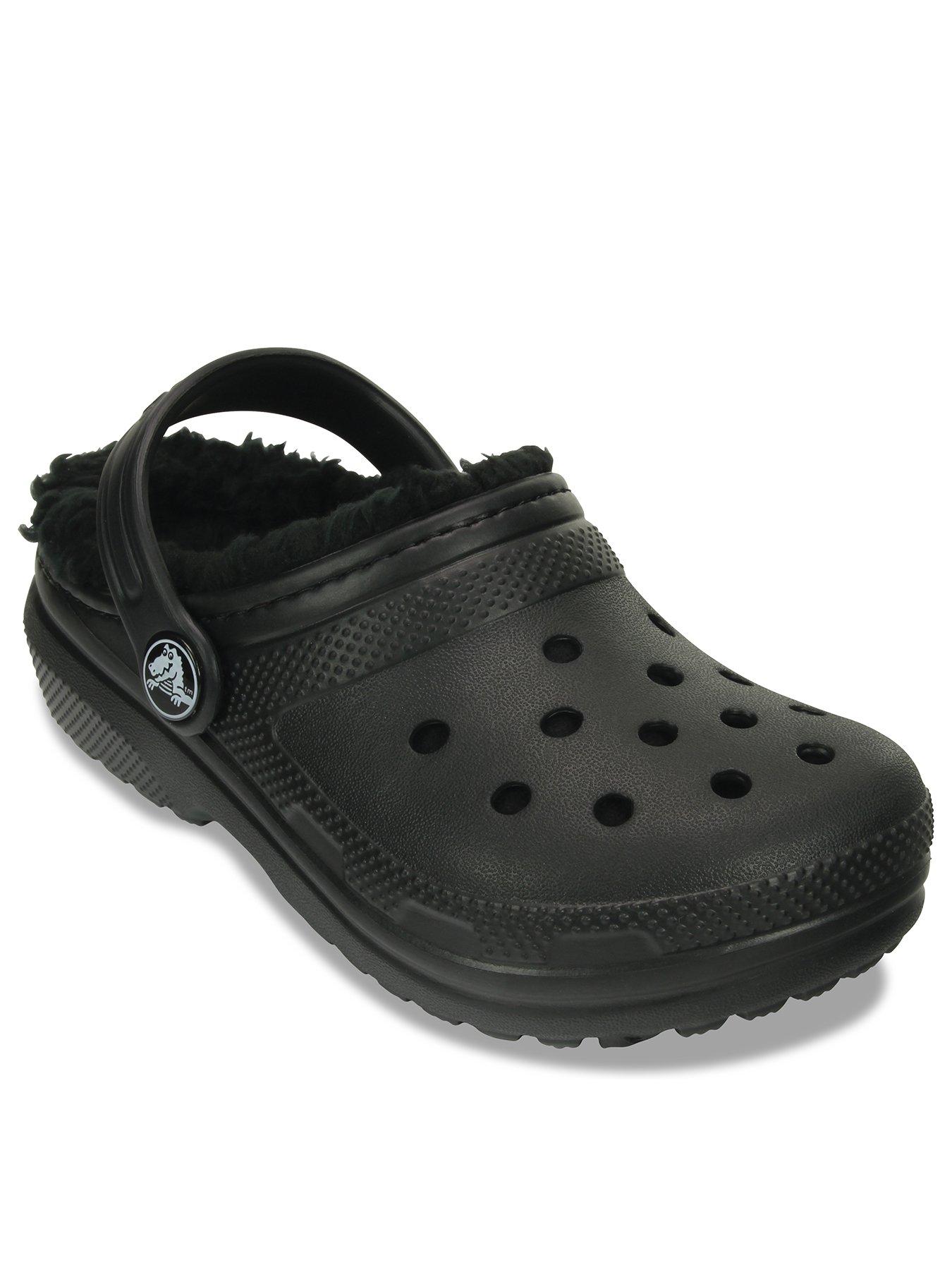 Image 2 of 5 of Crocs Junior/Youth Classic Lined Clogs - Black