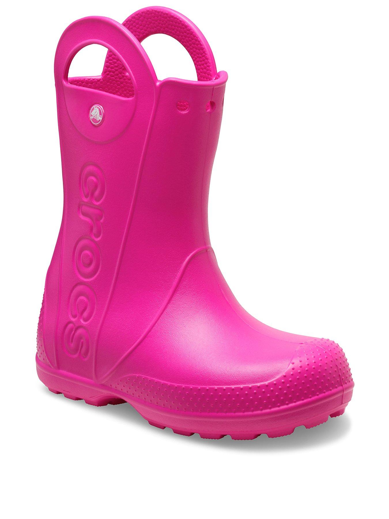 stillFront image of crocs-toddler-handle-it-rain-boot-pink-crush