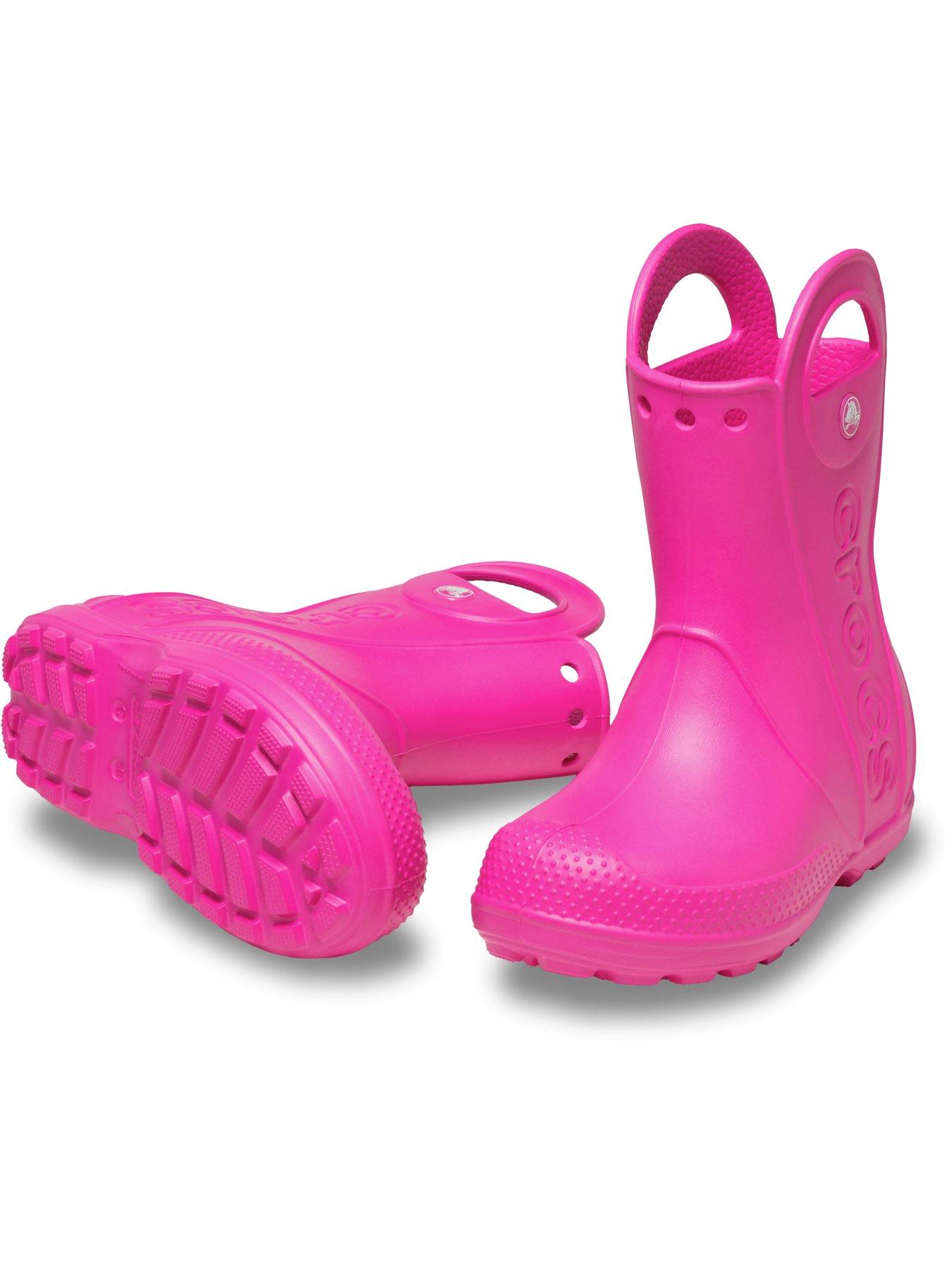 Image 5 of 5 of Crocs Infant / Junior Handle It Rain Boots - Pink