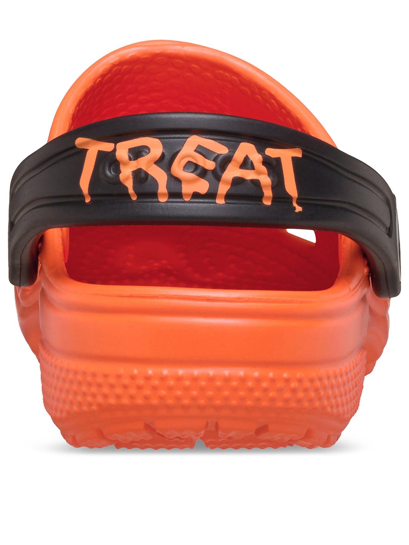 Image 3 of 5 of Crocs Junior/youth Halloween Jack O Lantern Clogs - Orange