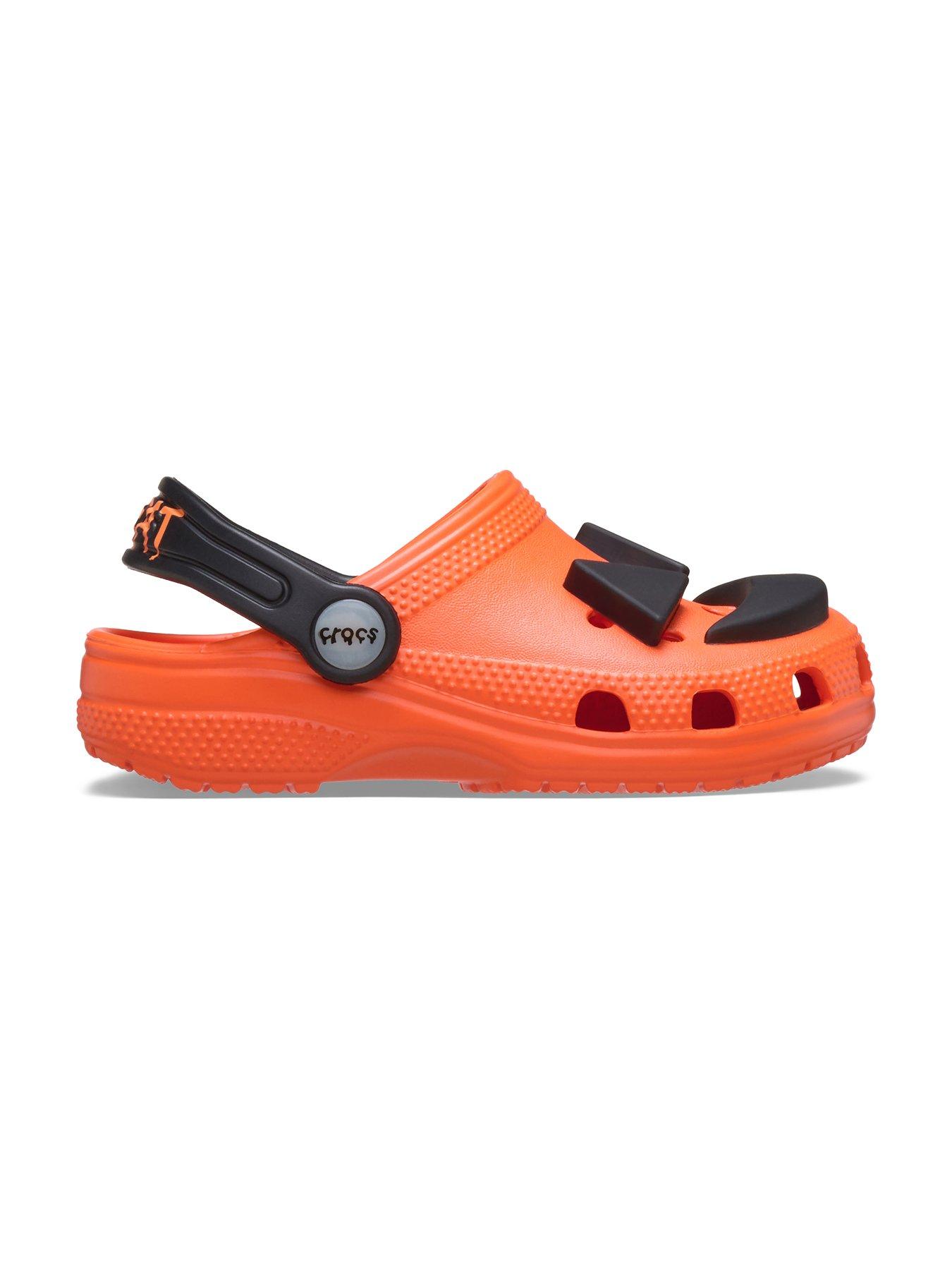 Image 5 of 5 of Crocs Junior/youth Halloween Jack O Lantern Clogs - Orange