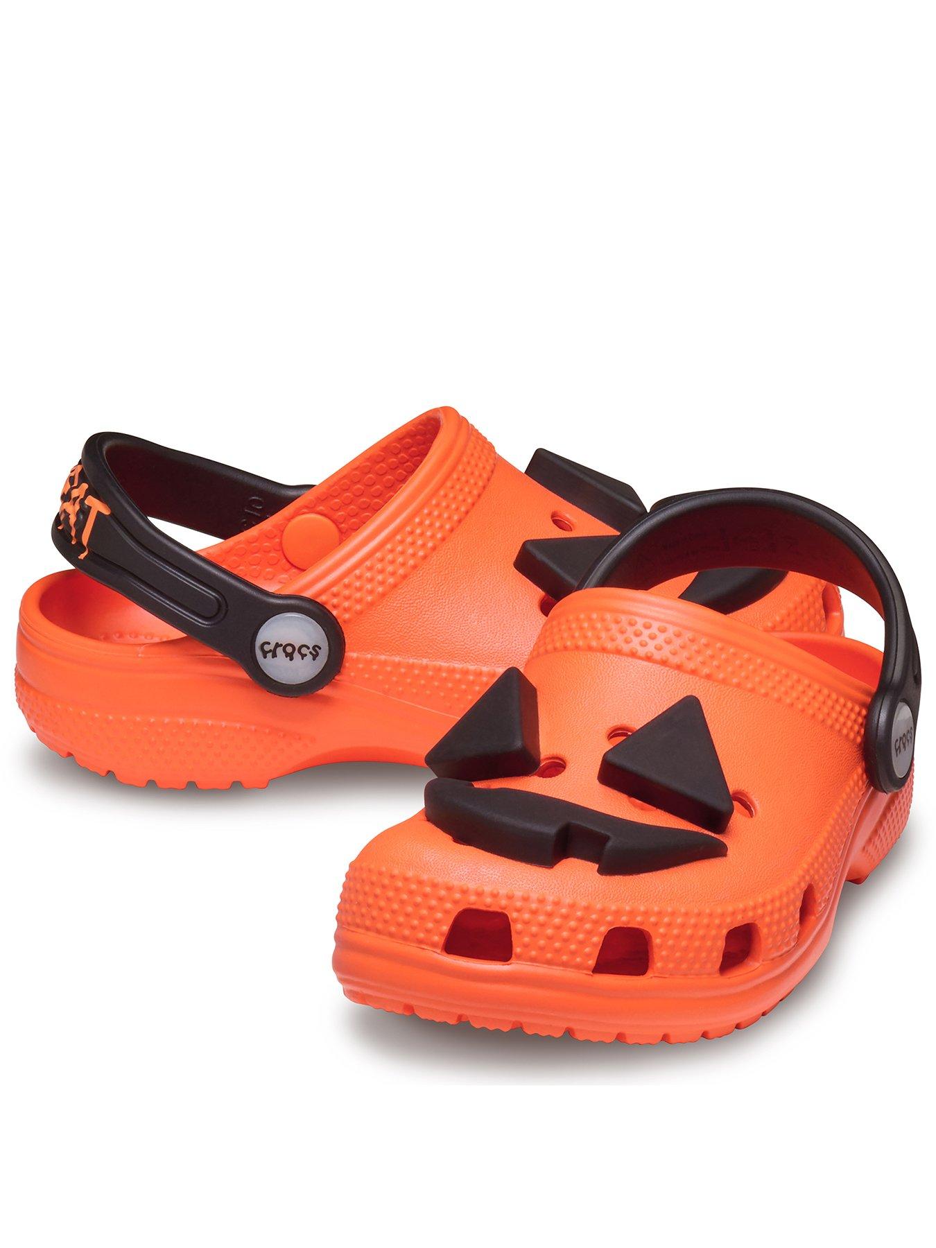 Image 1 of 5 of Crocs Infant/junior Halloween Jack O Lantern Lights Clog - Orange