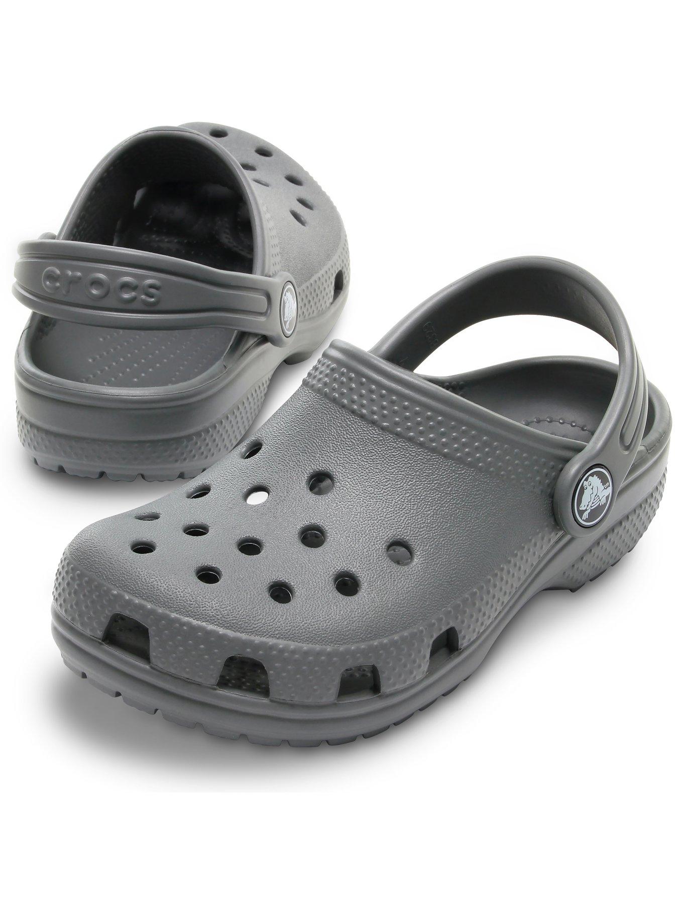 Image 5 of 5 of Crocs Infant / Junior Classic Clogs - Grey