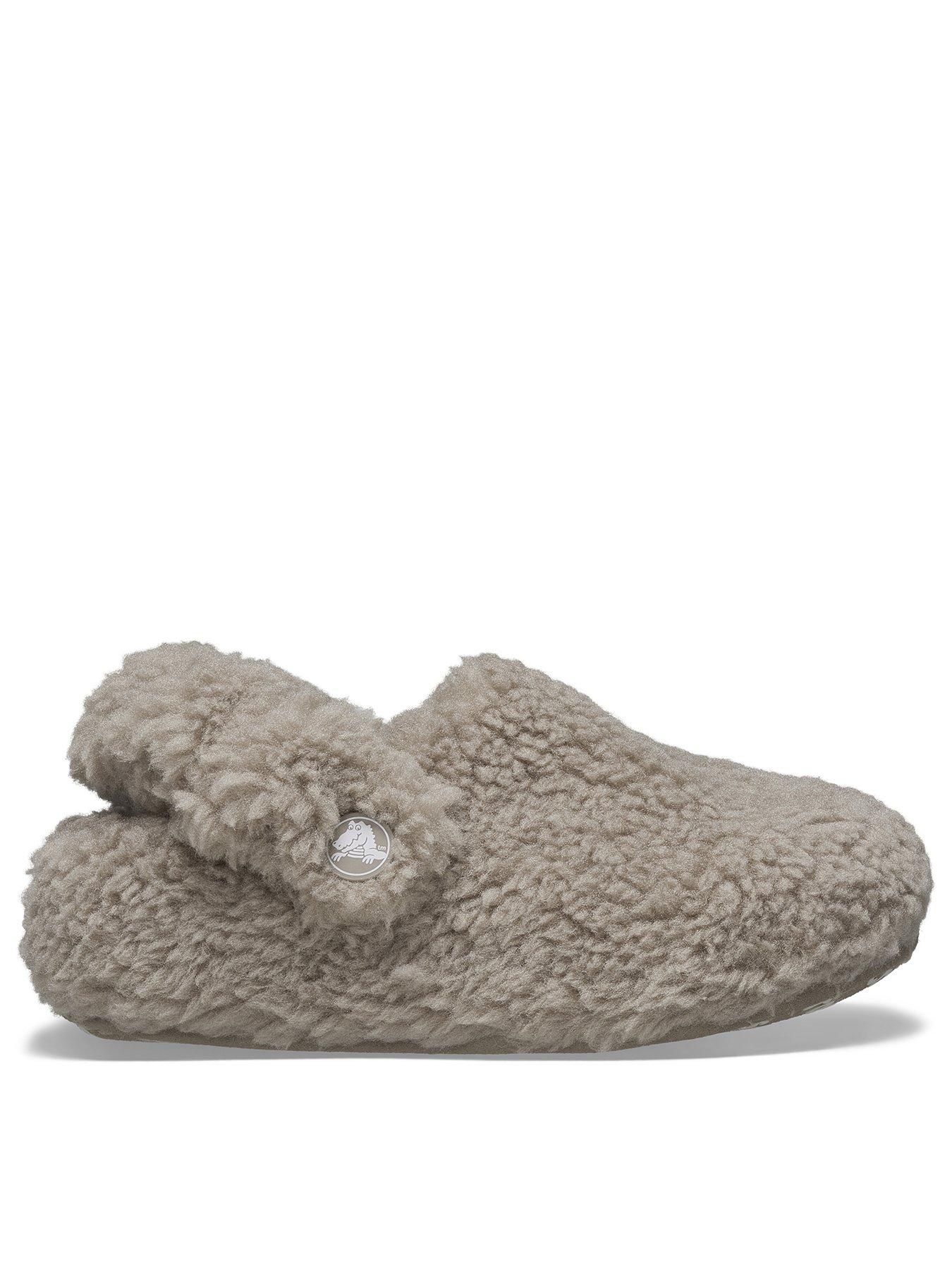 crocs-infant-junior-classic-cozzzy-slippers-grey
