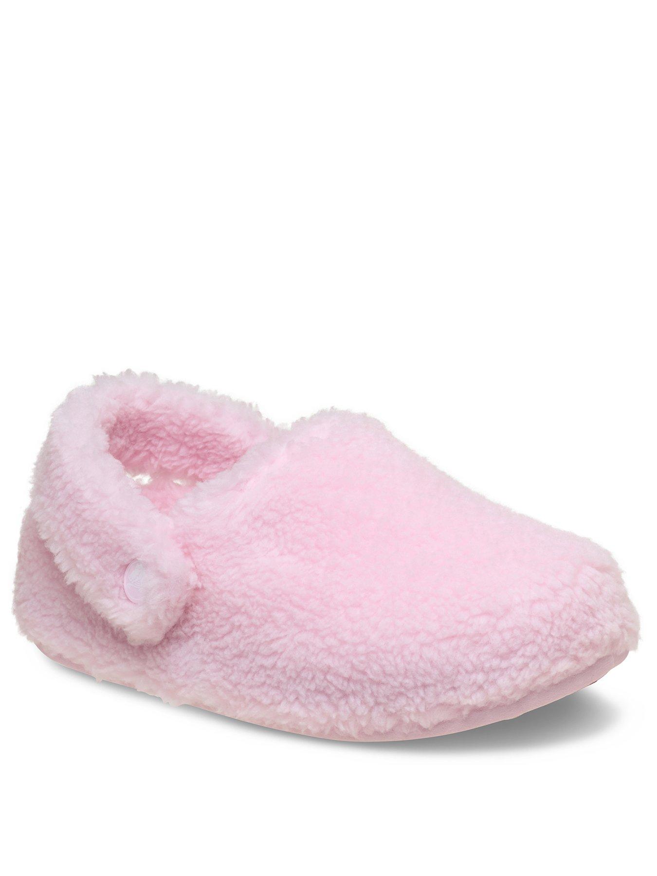 Image 2 of 5 of Crocs Infant / Junior Classic Cozzzy Slippers - Pink